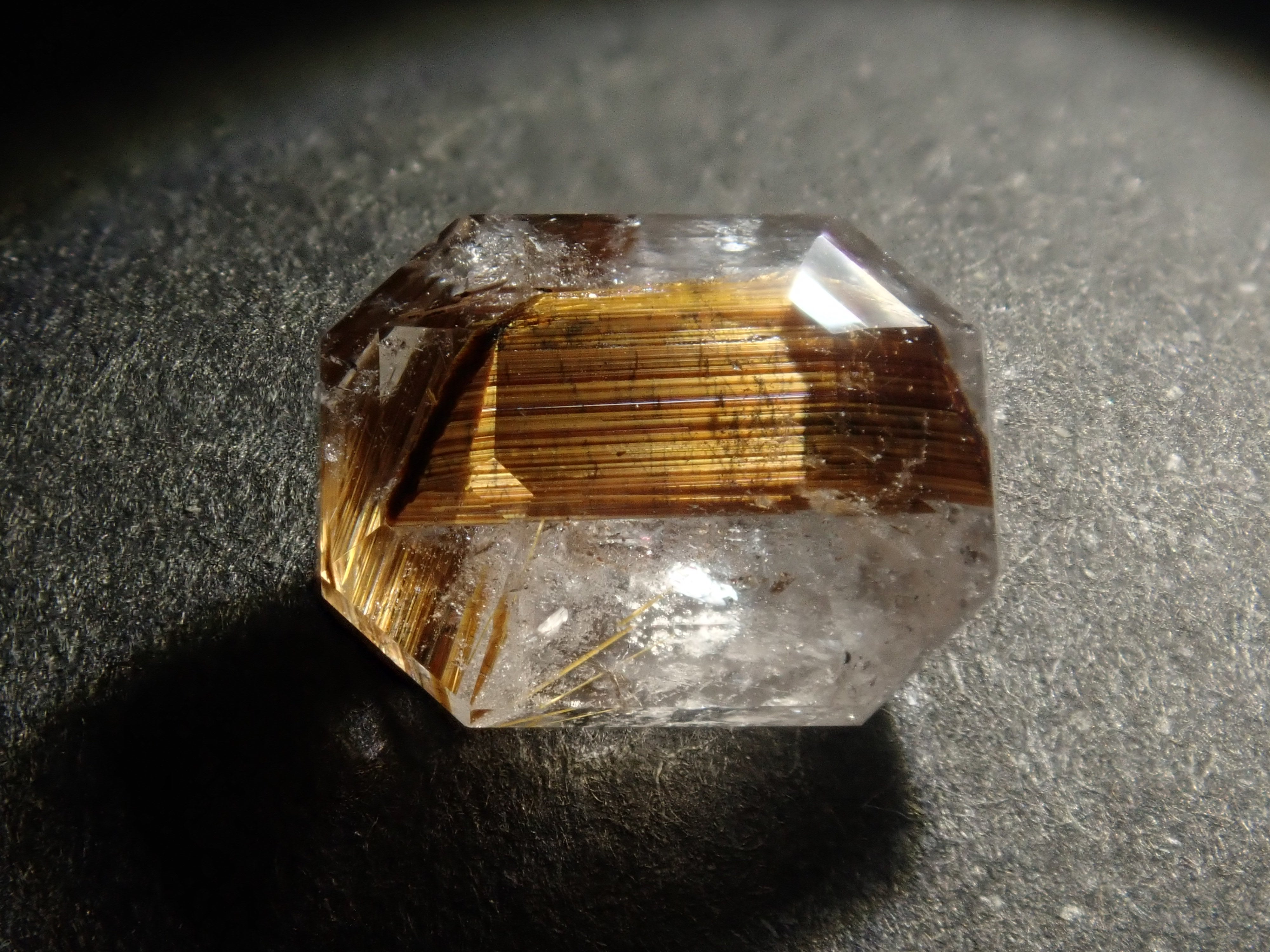 Brazilian copper rutilated quartz 1.657ct loose stone