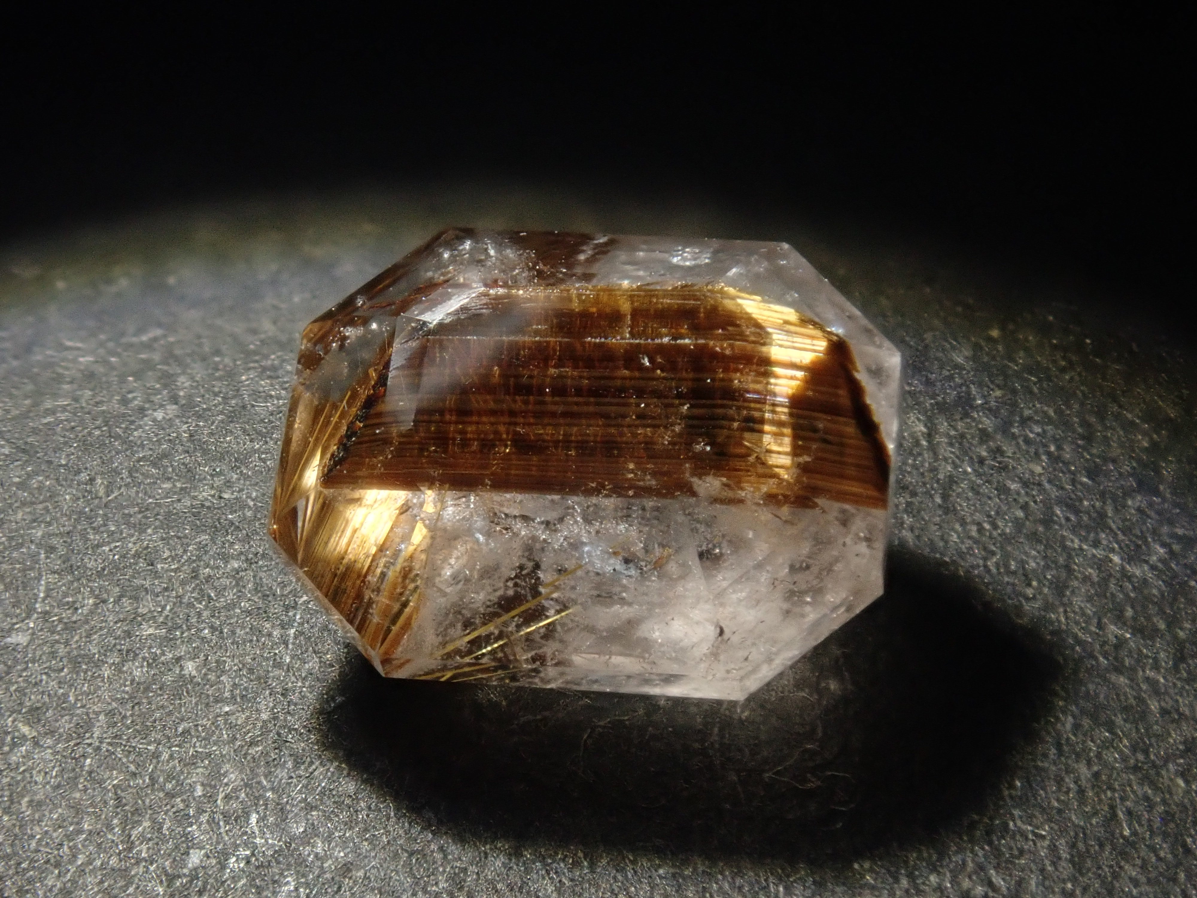 Brazilian copper rutilated quartz 1.657ct loose stone