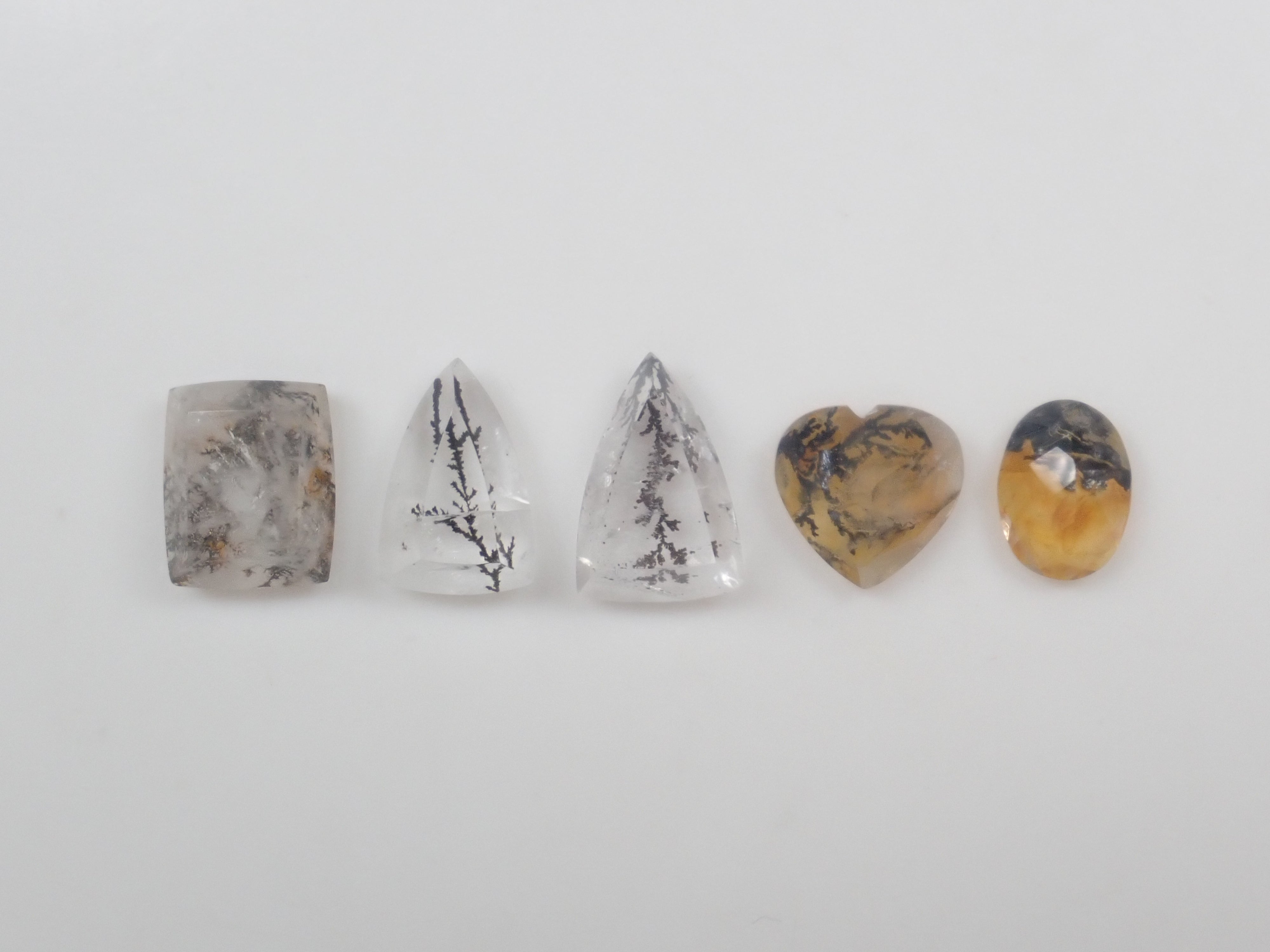 【2/22 22時販売】《限定6石》ブラジル産デンドリティッククォーツ（ツーソン新着, 平均2.5ct）《複数購入割引有》