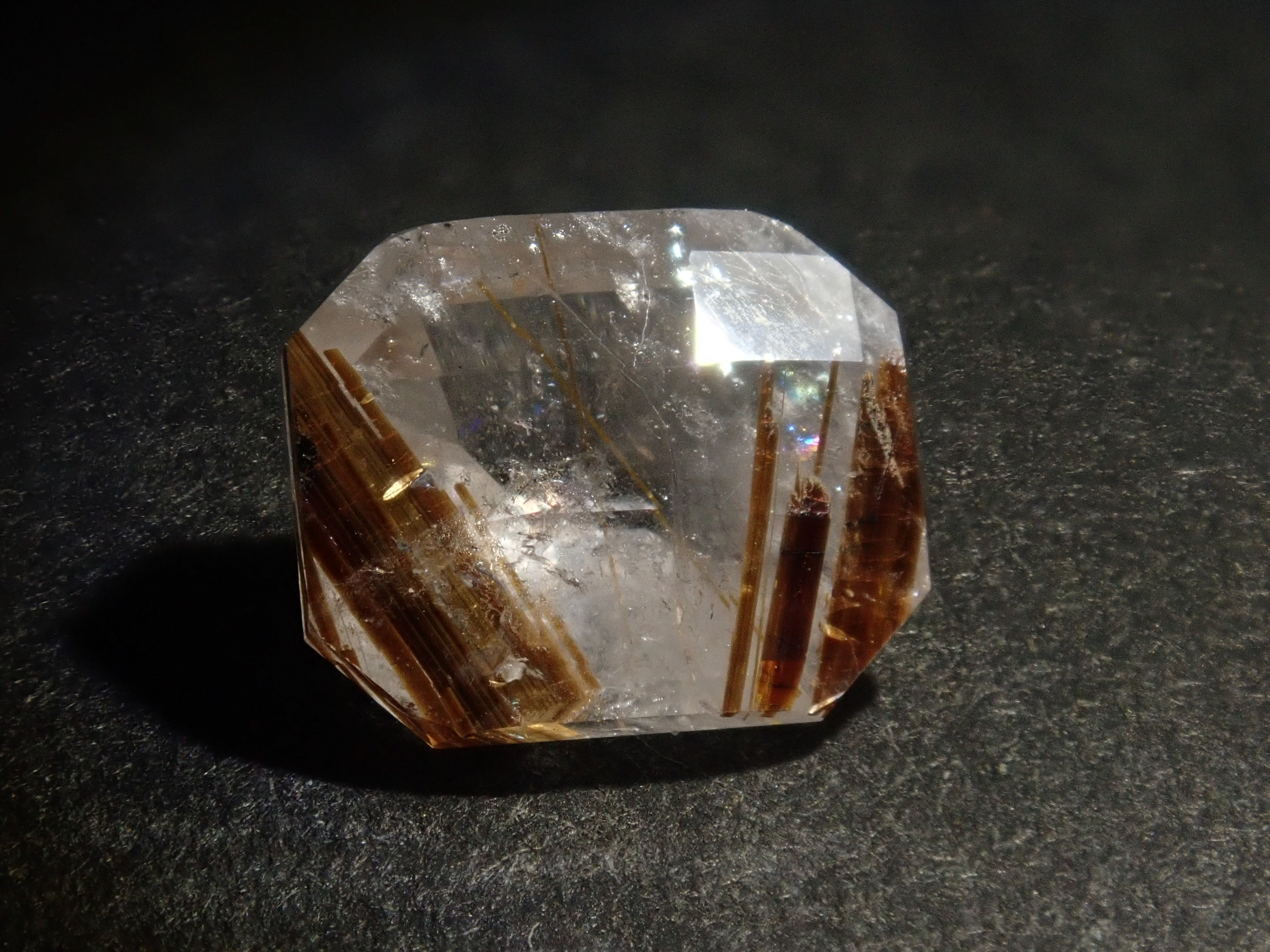 Brazilian copper rutilated quartz 1.374ct loose stone