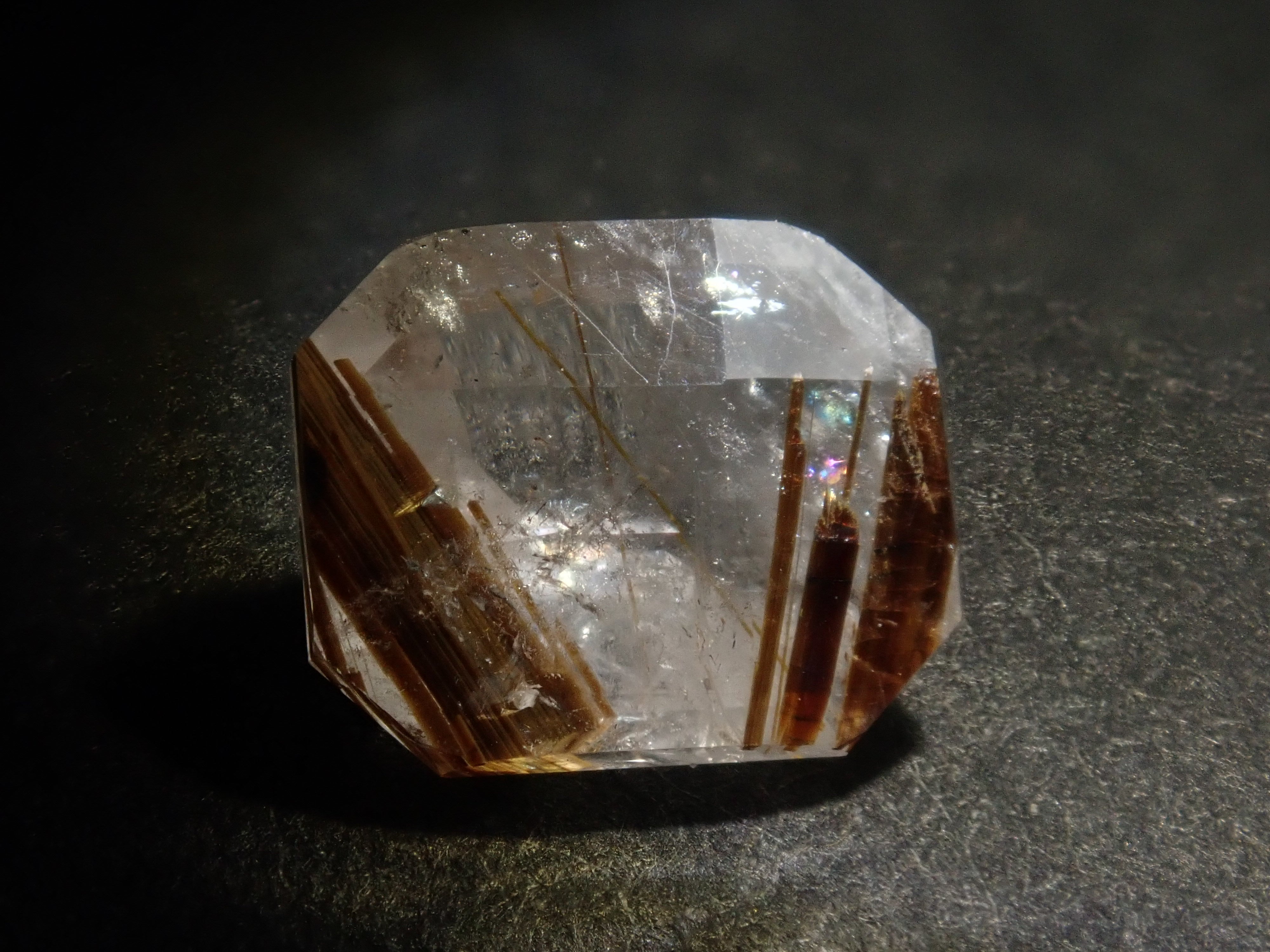 Brazilian copper rutilated quartz 1.374ct loose stone