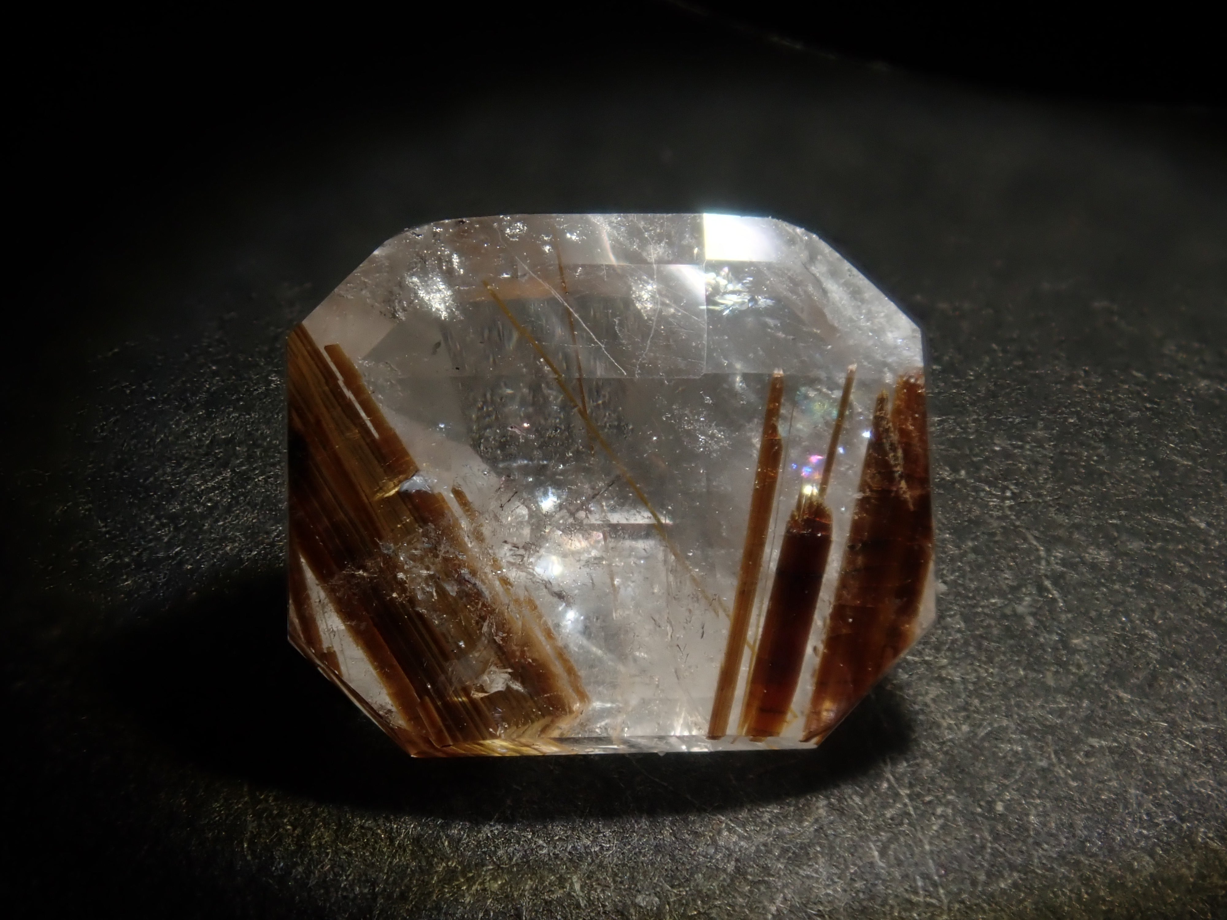 Brazilian copper rutilated quartz 1.374ct loose stone