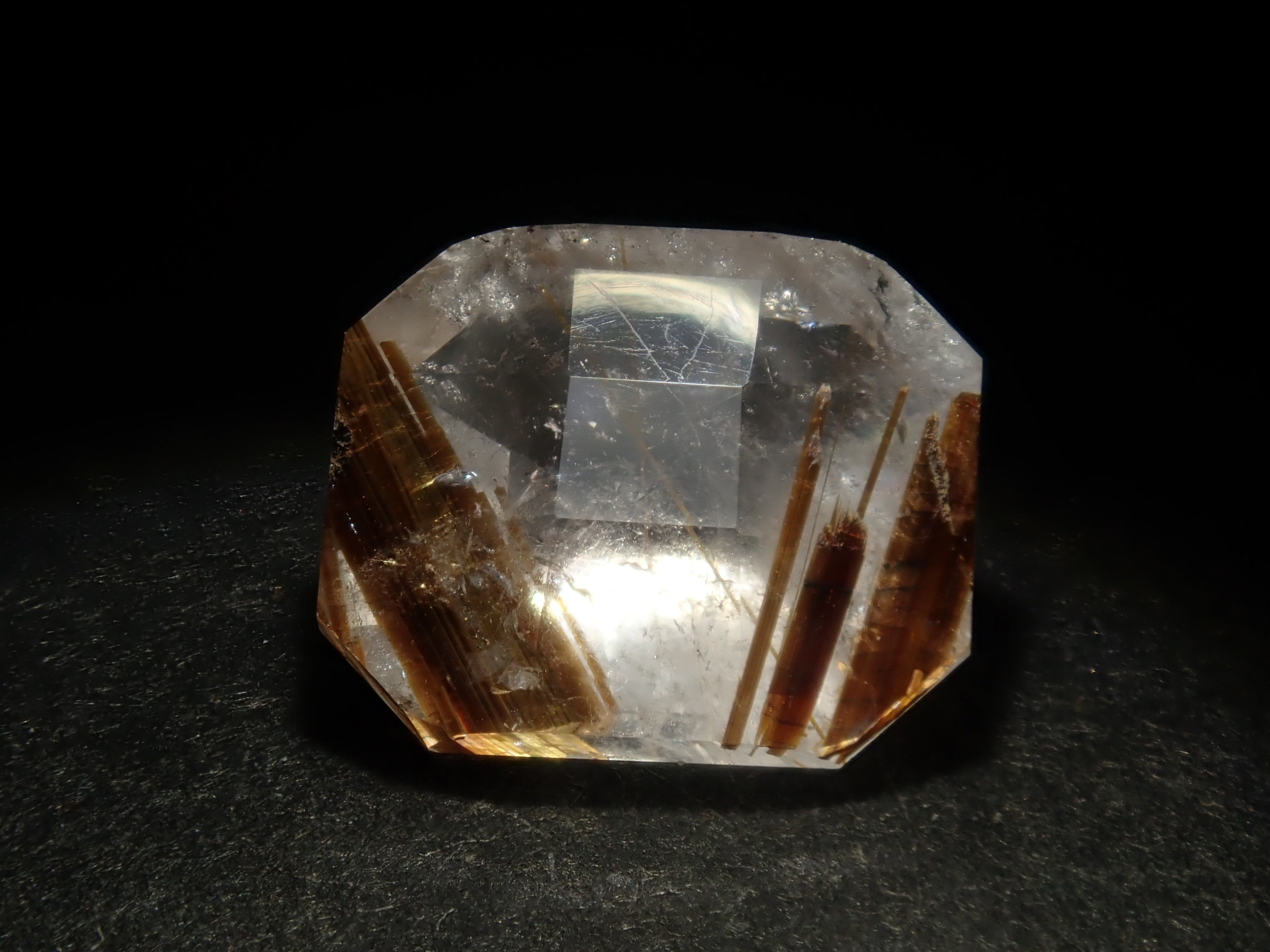 Brazilian copper rutilated quartz 1.374ct loose stone