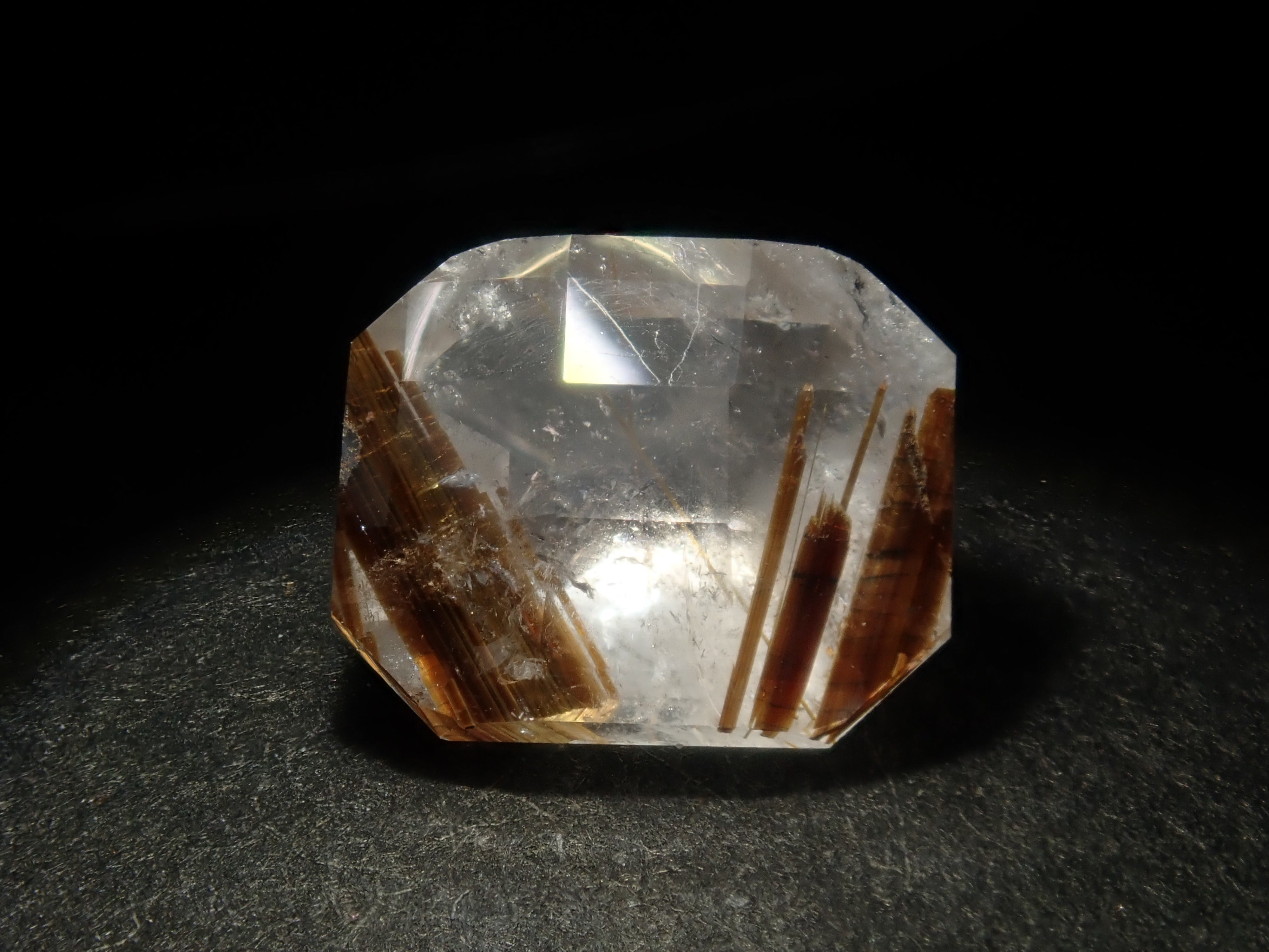 Brazilian copper rutilated quartz 1.374ct loose stone