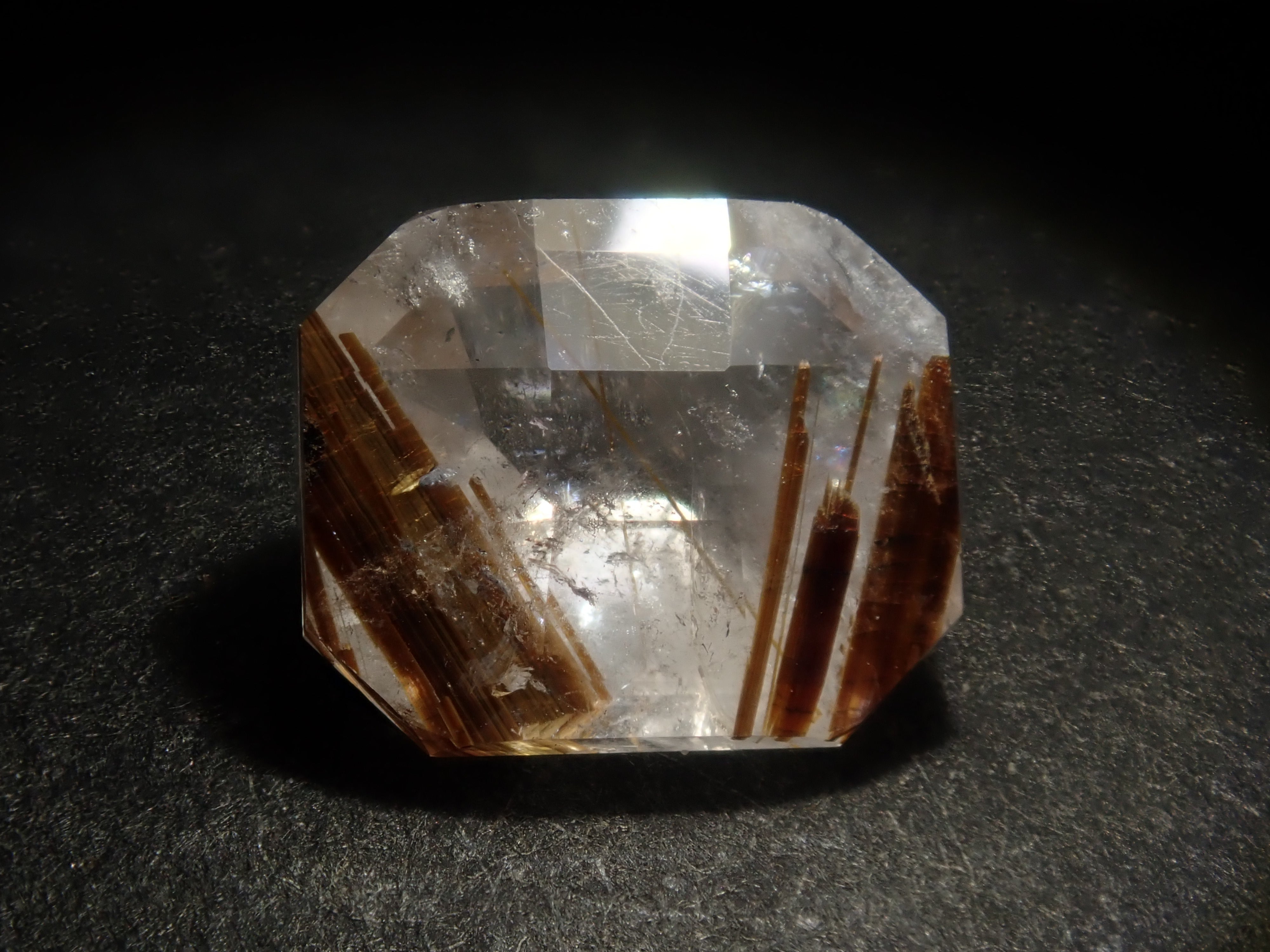 Brazilian copper rutilated quartz 1.374ct loose stone