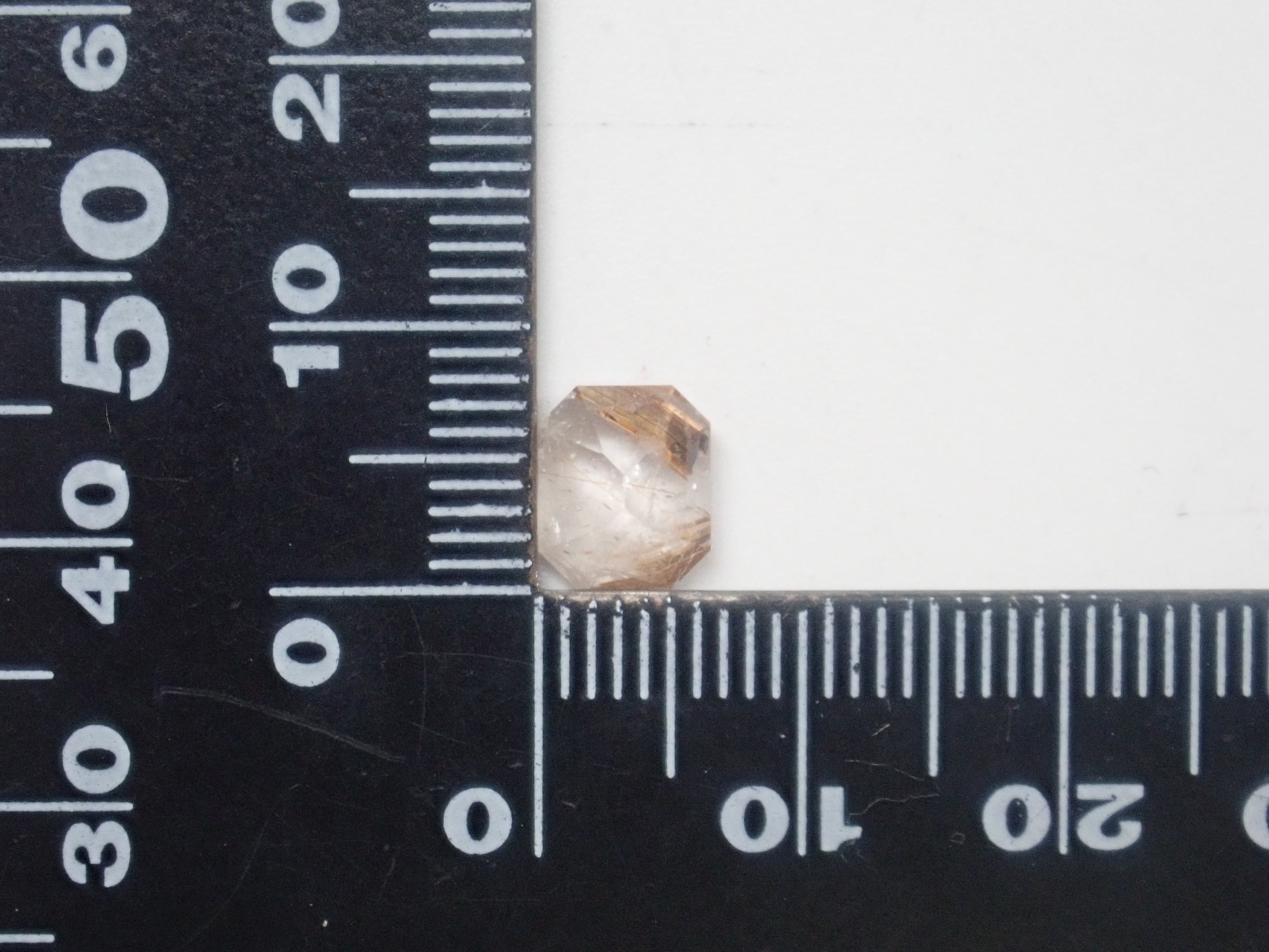 Brazilian copper rutilated quartz 1.374ct loose stone