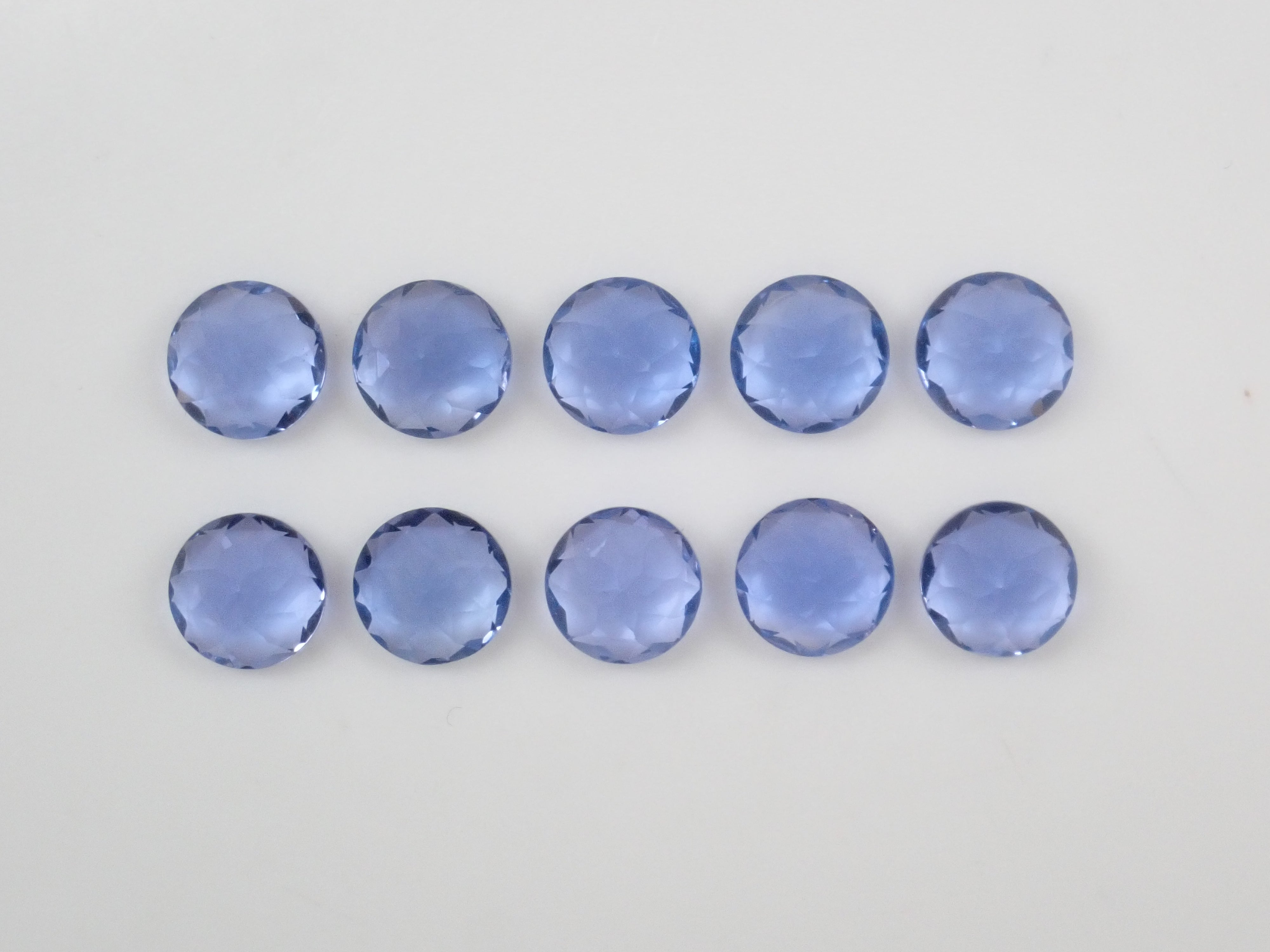 Chinese color change fluorite 1 stone loose (7mm, round cut) {Multiple purchase discount available}