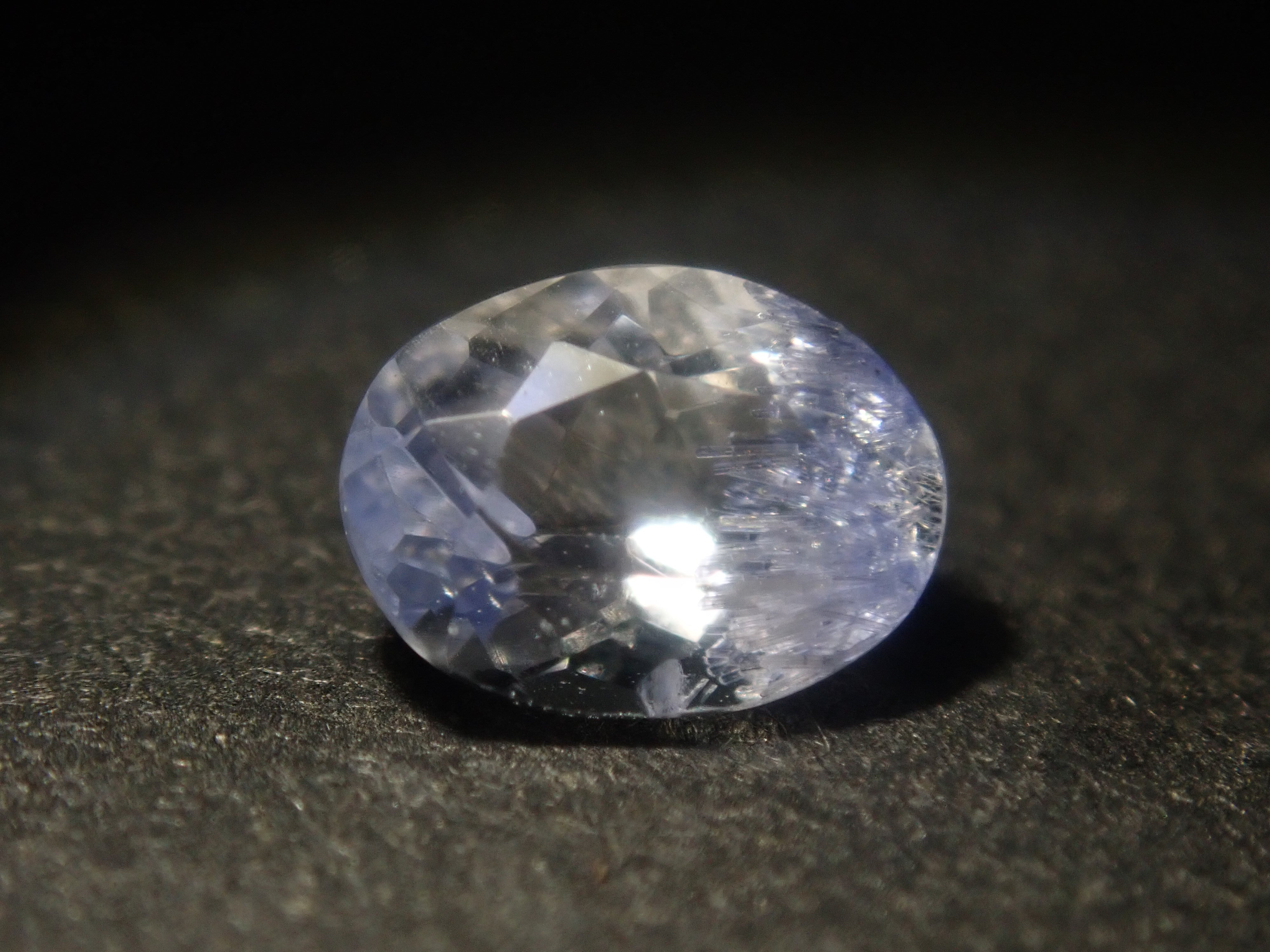 【2/23 22時販売】《限定12石》ツーソン新着の良質なブラジル産デュモルチェライトインクォーツ（ファセットカット）《複数購入割引有》