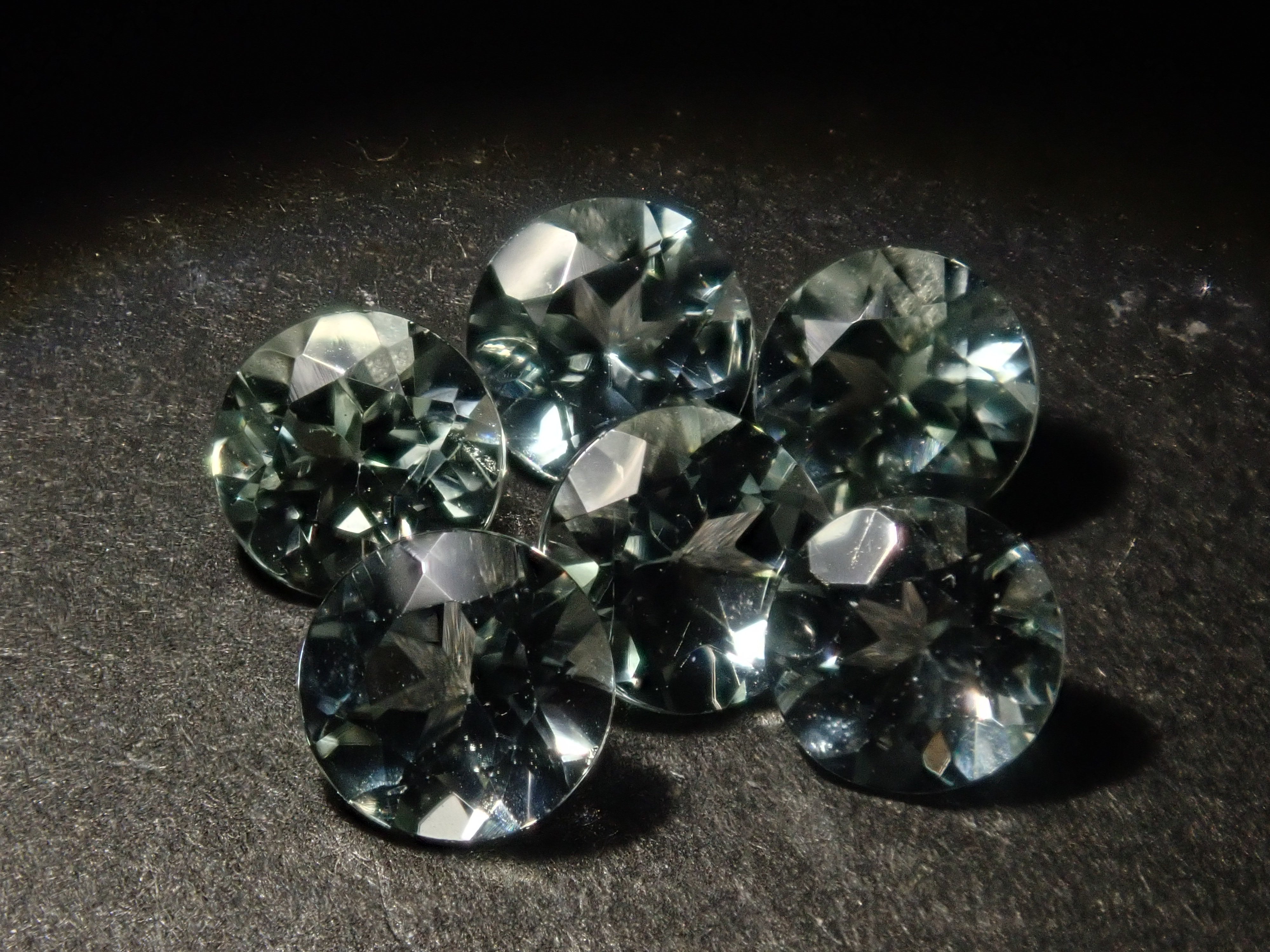 Limited to 6 stones: 1 Montebrasite stone from Madagascar (round cut, 4mm) Multiple purchase discounts available