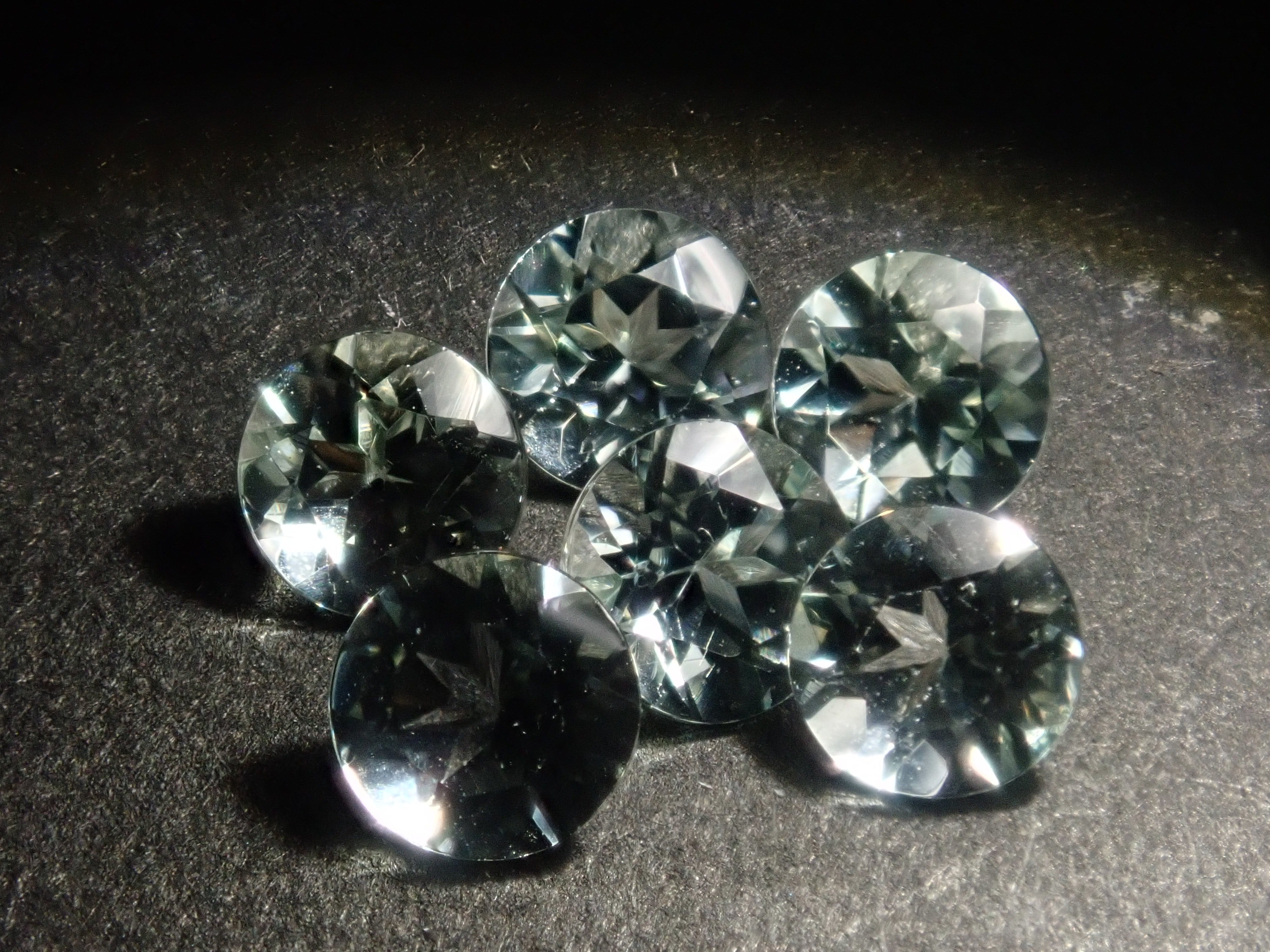 Limited to 6 stones: 1 Montebrasite stone from Madagascar (round cut, 4mm) Multiple purchase discounts available