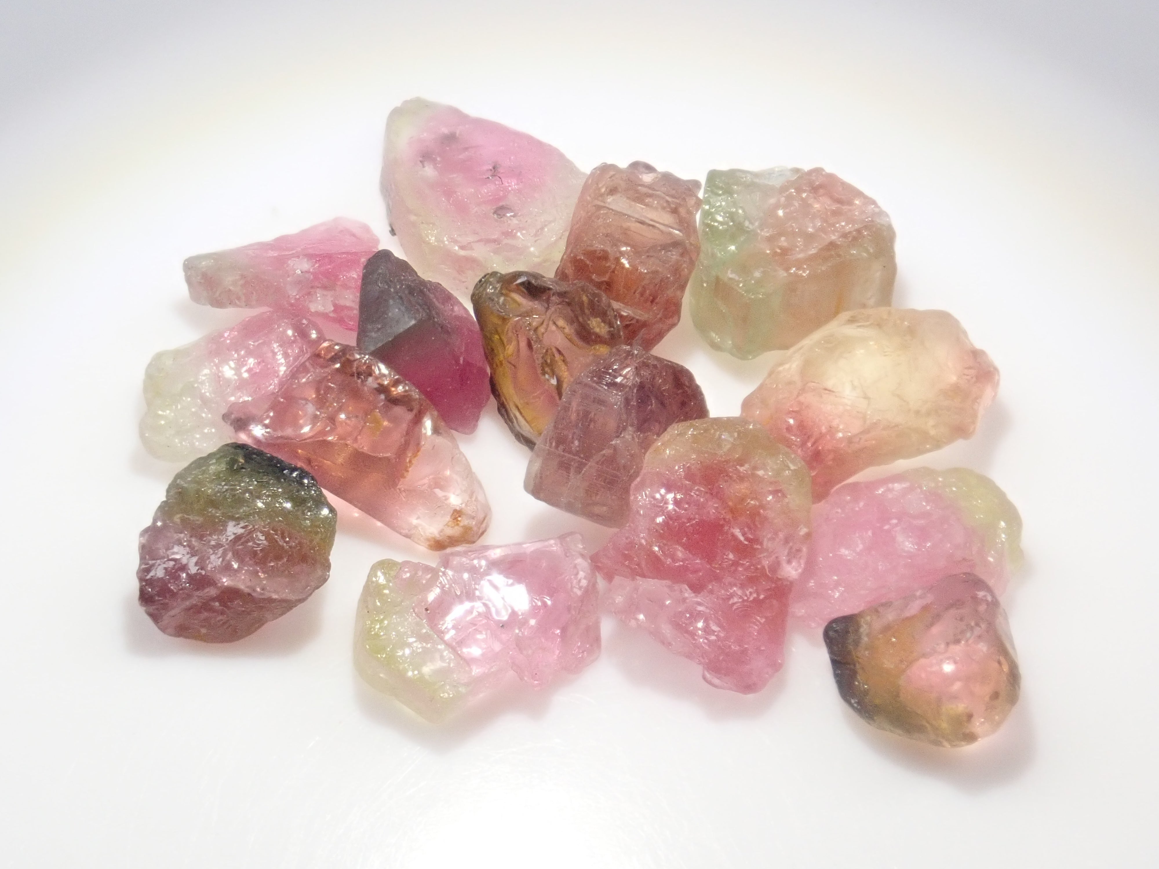 Limited to 15 sets: Two Nigerian tourmaline gemstones (October birthstone) Discounts available for multiple purchases