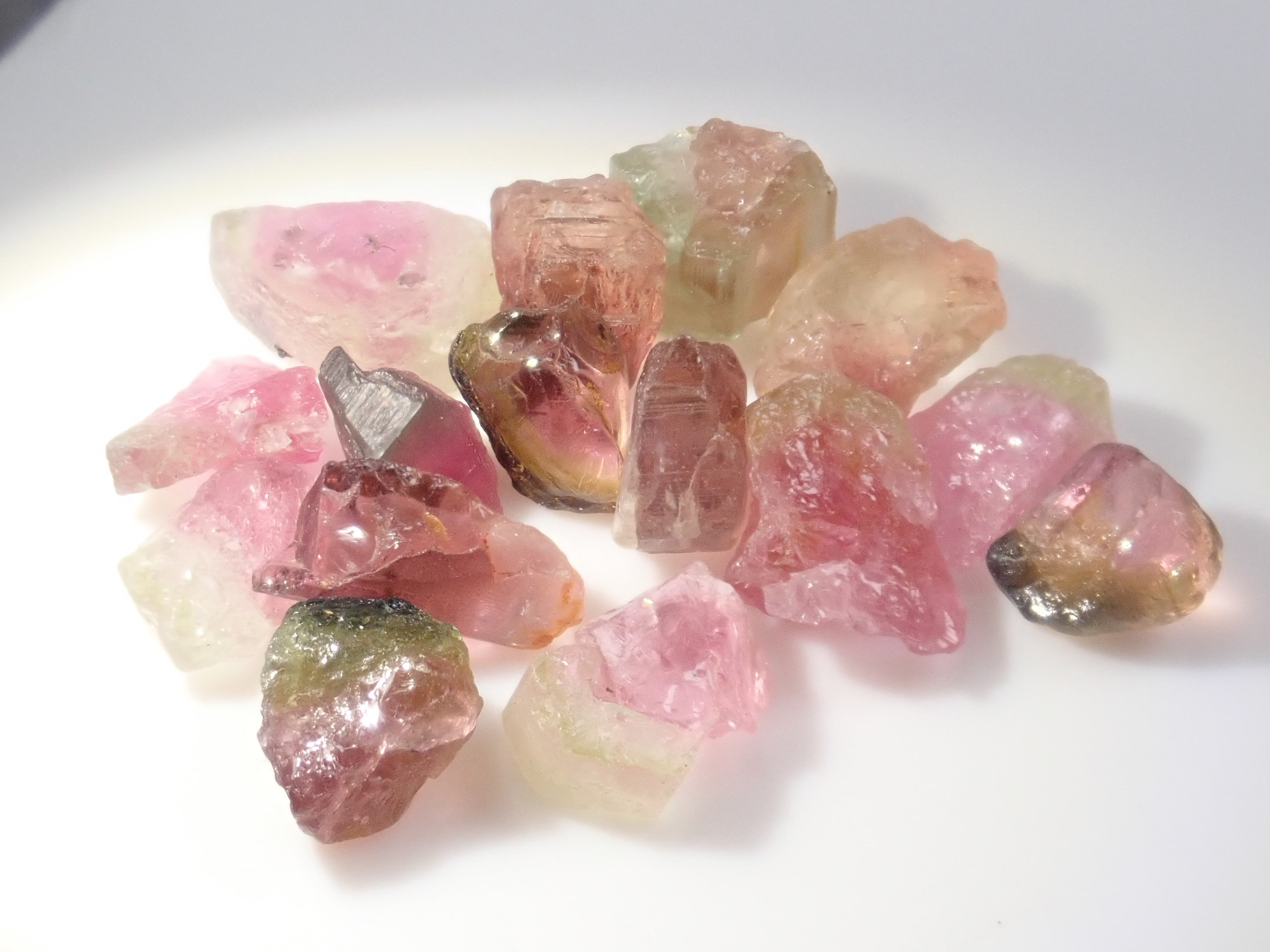 Limited to 15 sets: Two Nigerian tourmaline gemstones (October birthstone) Discounts available for multiple purchases