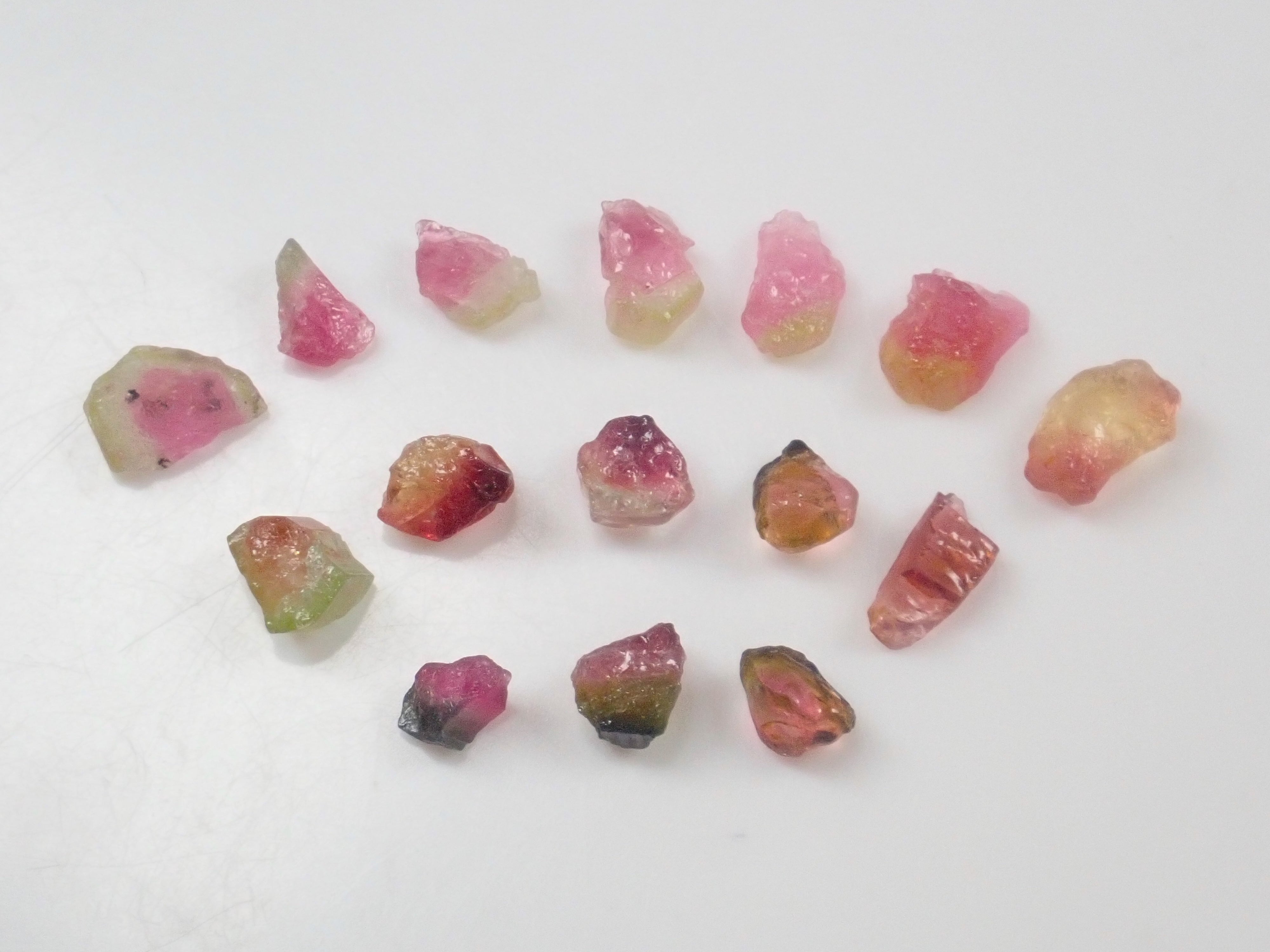 Limited to 15 sets: Two Nigerian tourmaline gemstones (October birthstone) Discounts available for multiple purchases