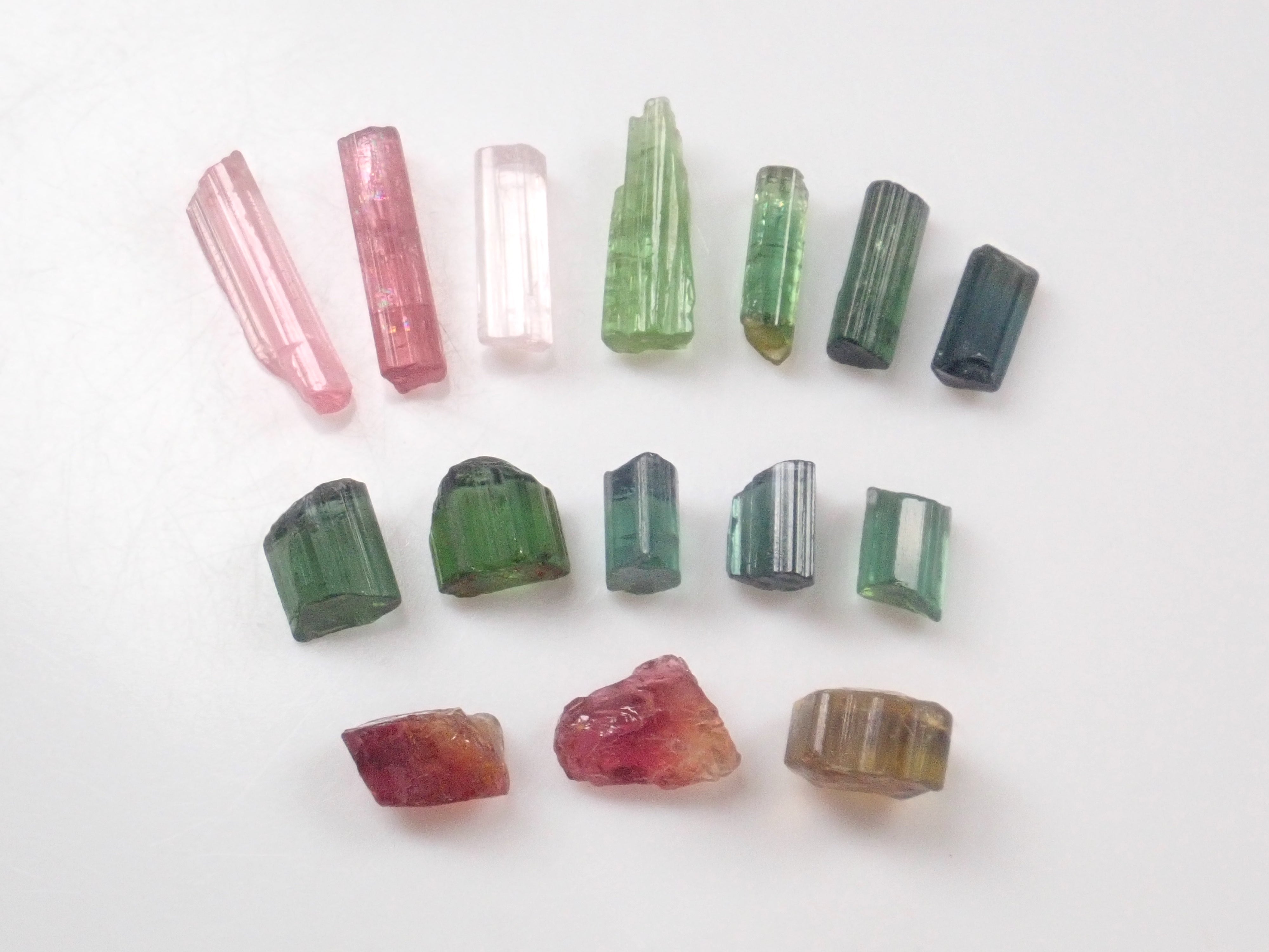 Limited to 15 sets: Two Nigerian tourmaline gemstones (October birthstone) Discounts available for multiple purchases