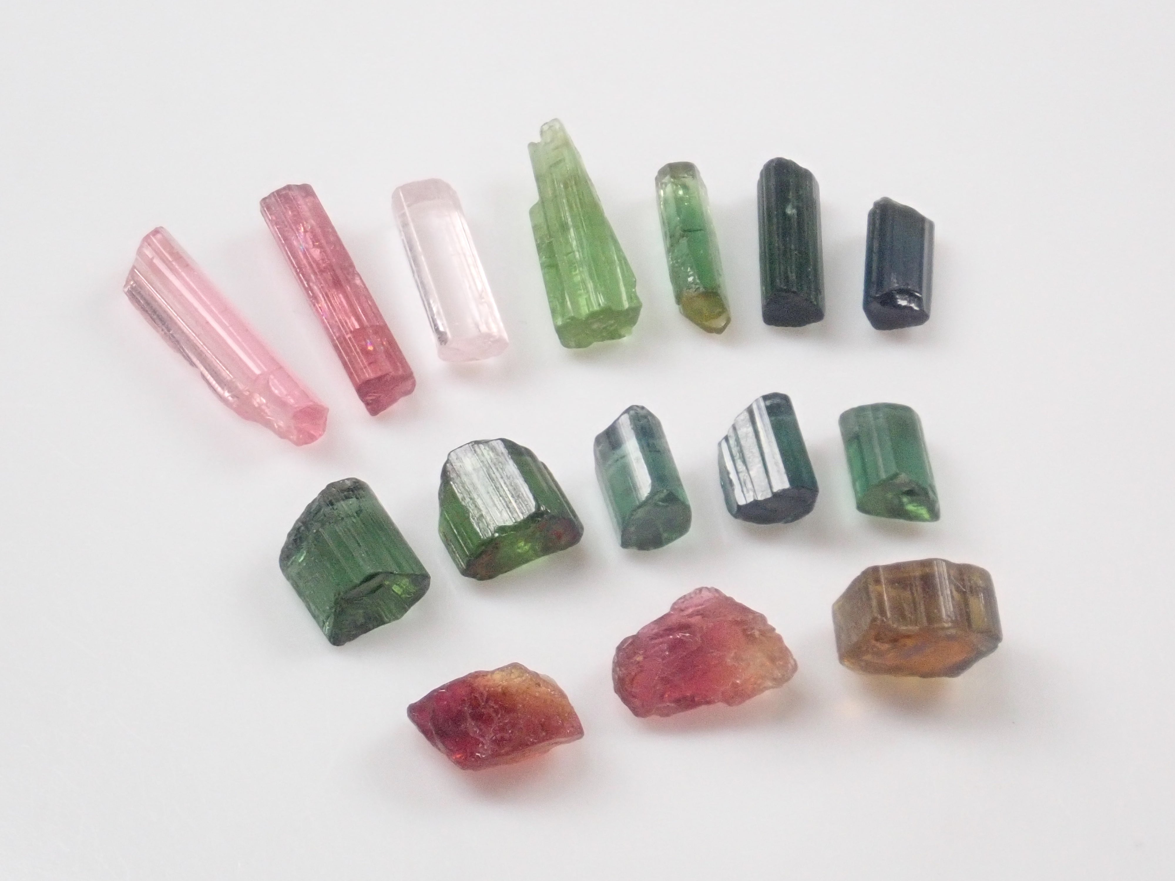 Limited to 15 sets: Two Nigerian tourmaline gemstones (October birthstone) Discounts available for multiple purchases