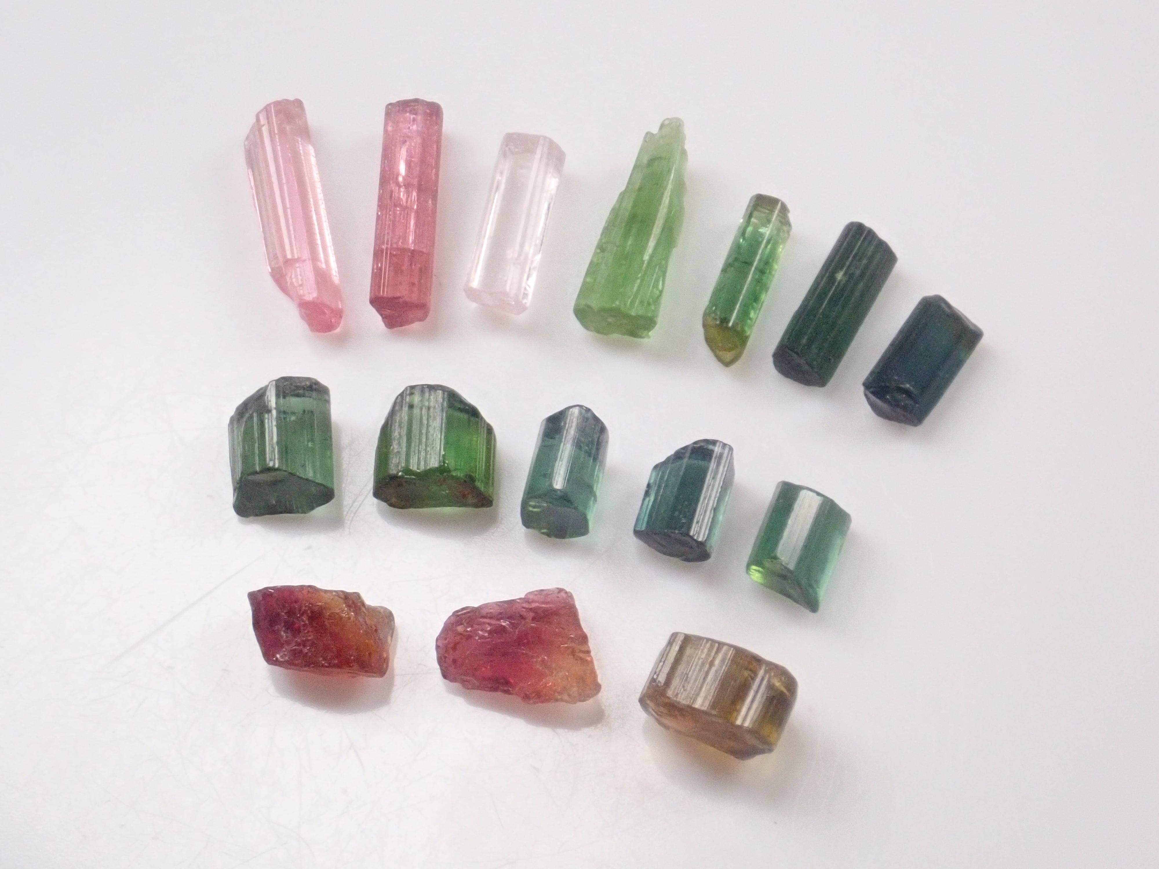 Limited to 15 sets: Two Nigerian tourmaline gemstones (October birthstone) Discounts available for multiple purchases