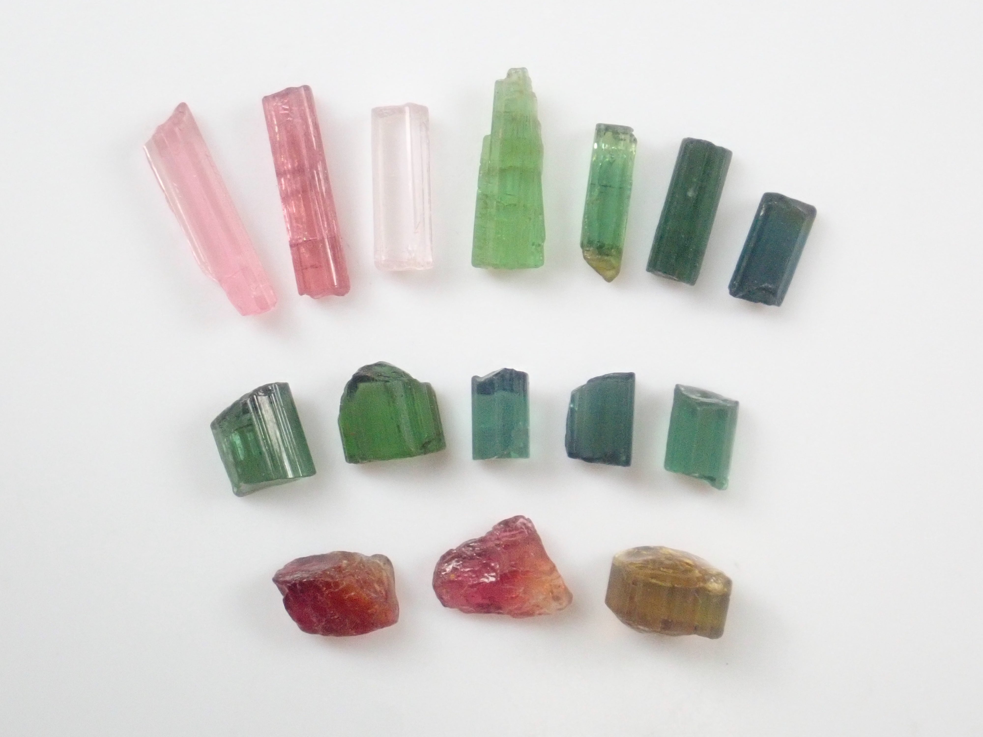 Limited to 15 sets: Two Nigerian tourmaline gemstones (October birthstone) Discounts available for multiple purchases