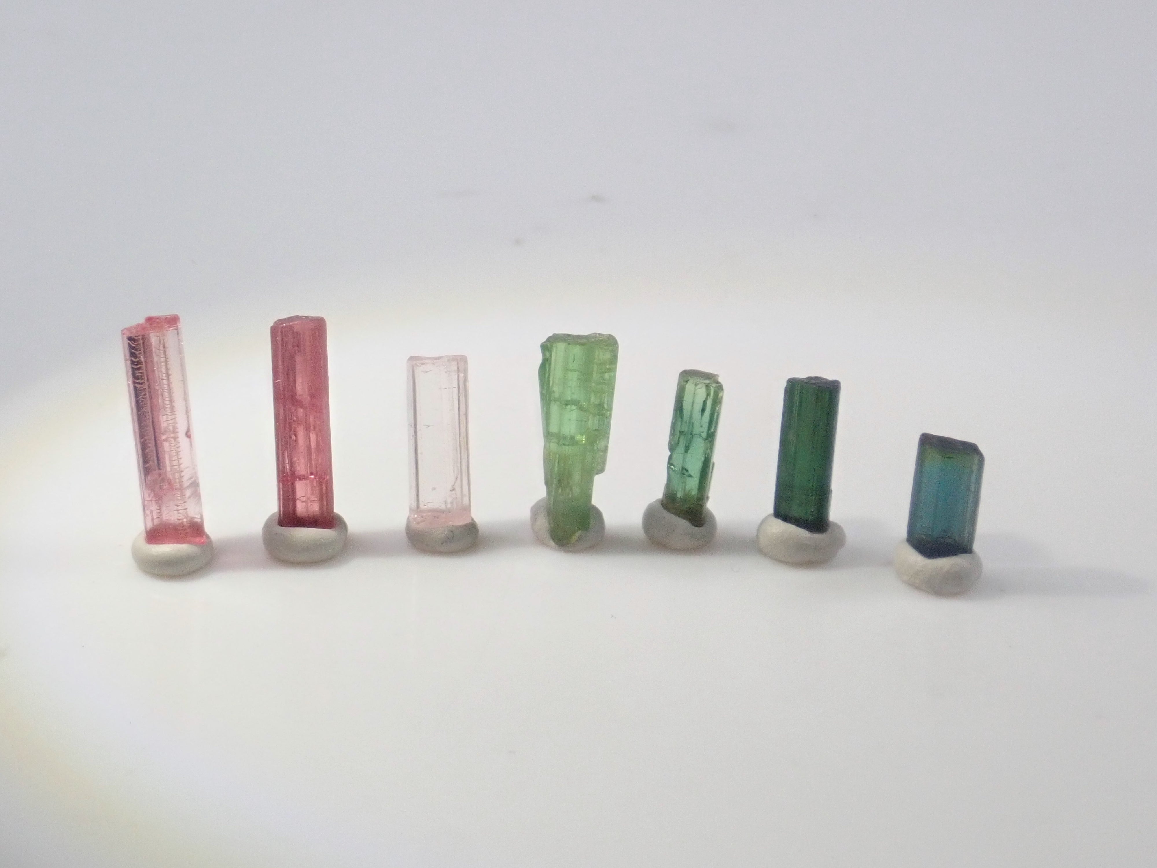 Limited to 15 sets: Two Nigerian tourmaline gemstones (October birthstone) Discounts available for multiple purchases