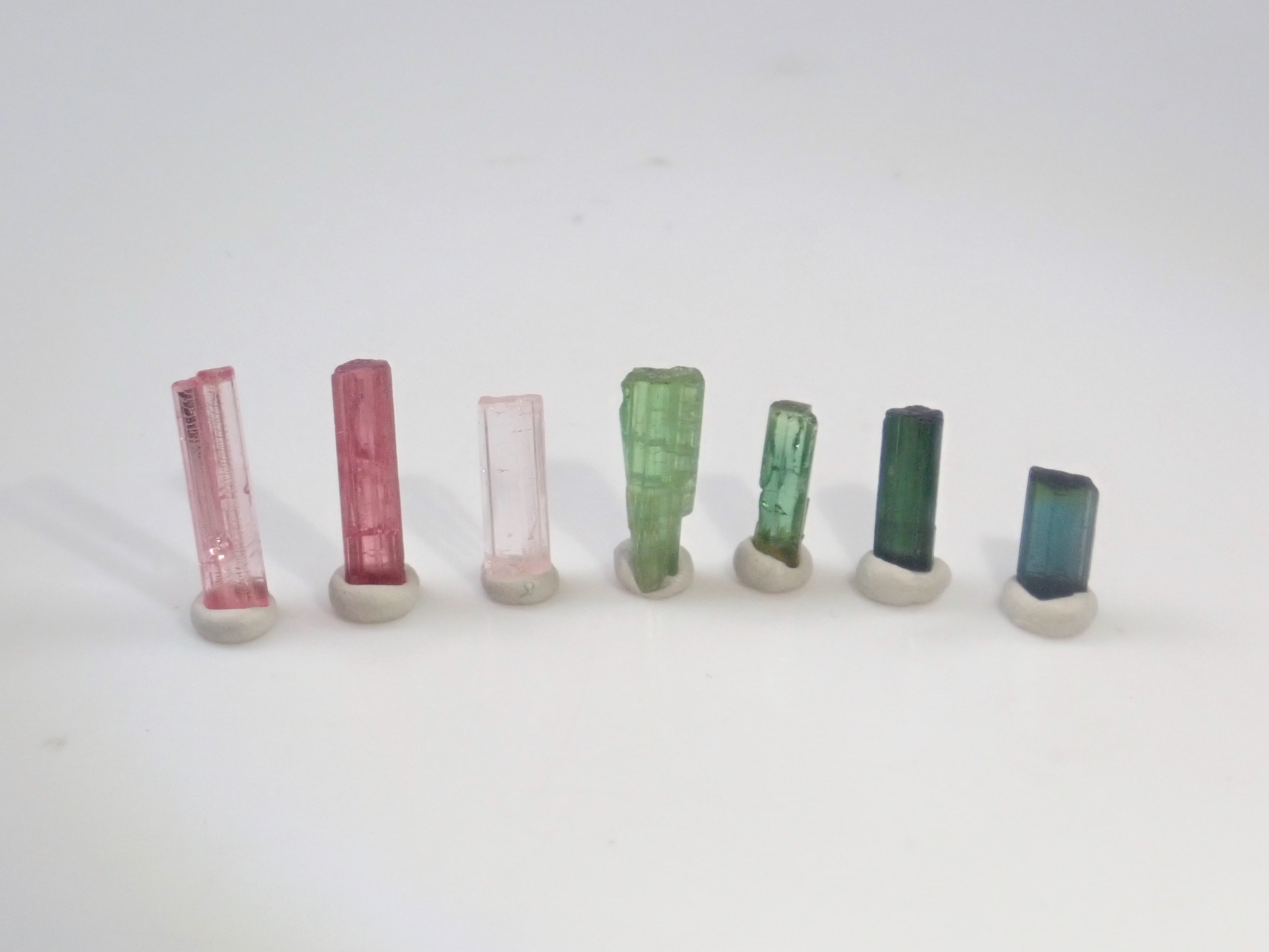 Limited to 15 sets: Two Nigerian tourmaline gemstones (October birthstone) Discounts available for multiple purchases