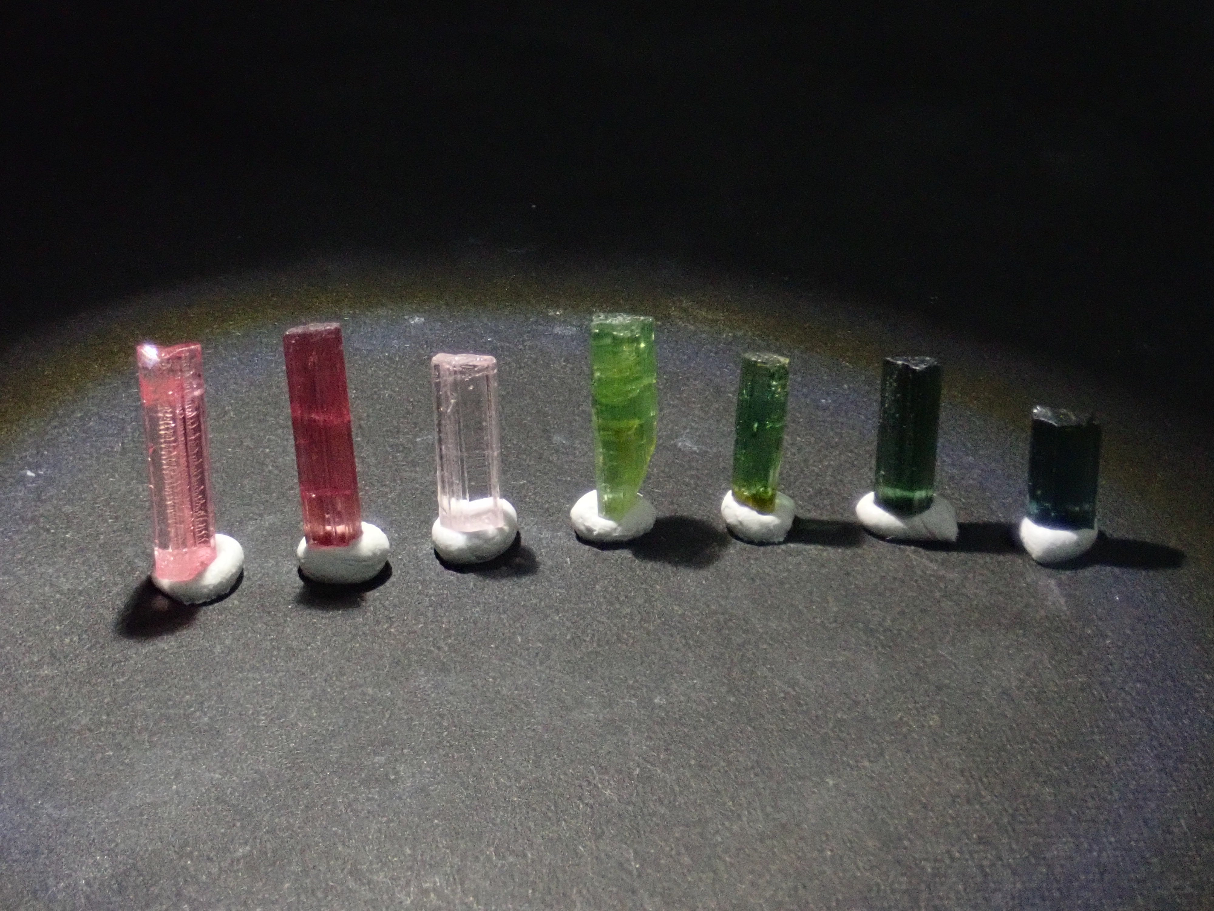 Limited to 15 sets: Two Nigerian tourmaline gemstones (October birthstone) Discounts available for multiple purchases