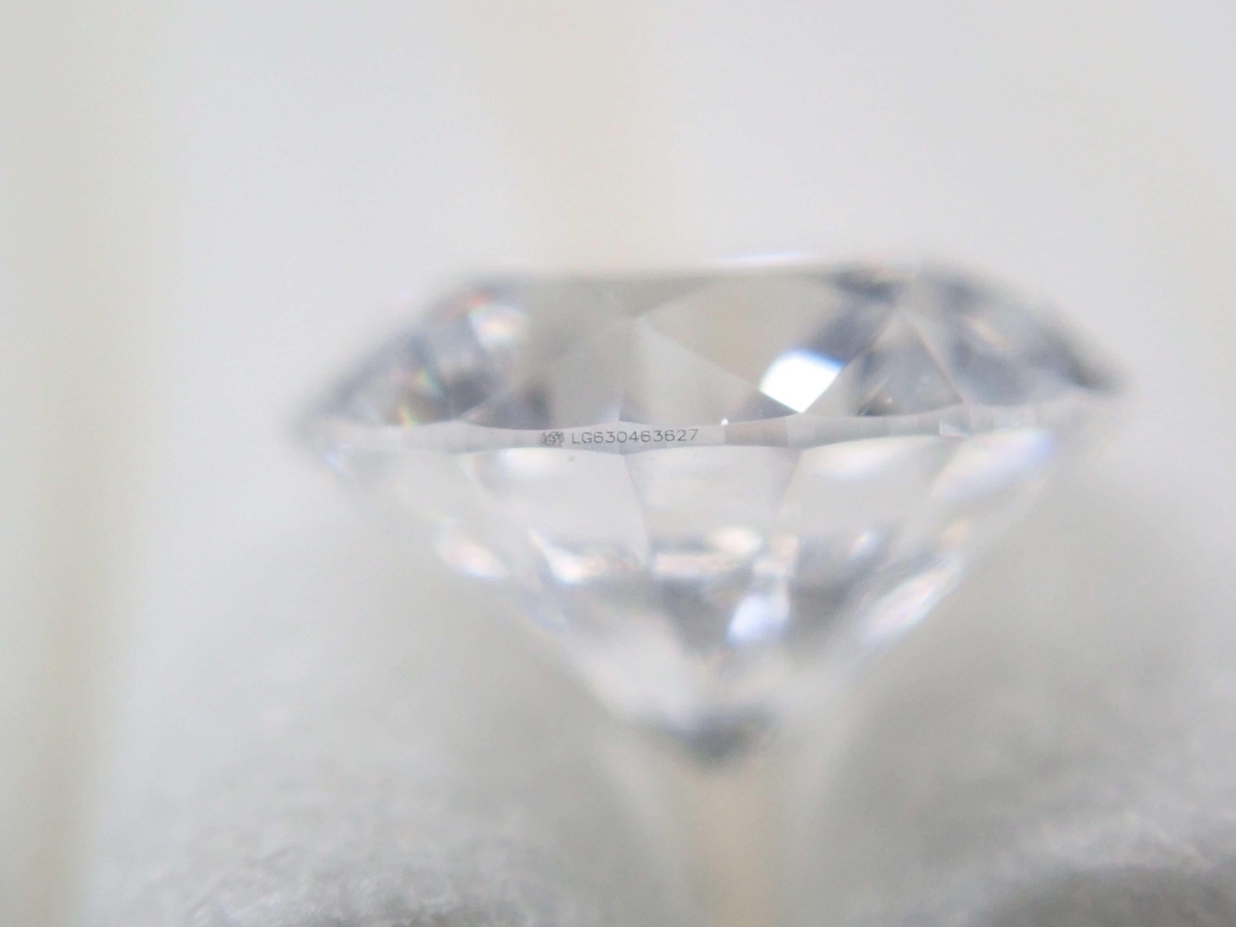 【32501762掲載】ラボグロウンダイヤモンド（合成ダイヤモンド） 0.550ctルース(D, IF, IDEAL)