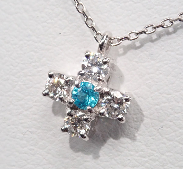 【新品】Pt900/Pt850  パライバトルマリンネックレス P1016323_2074361d-1778-48e3-