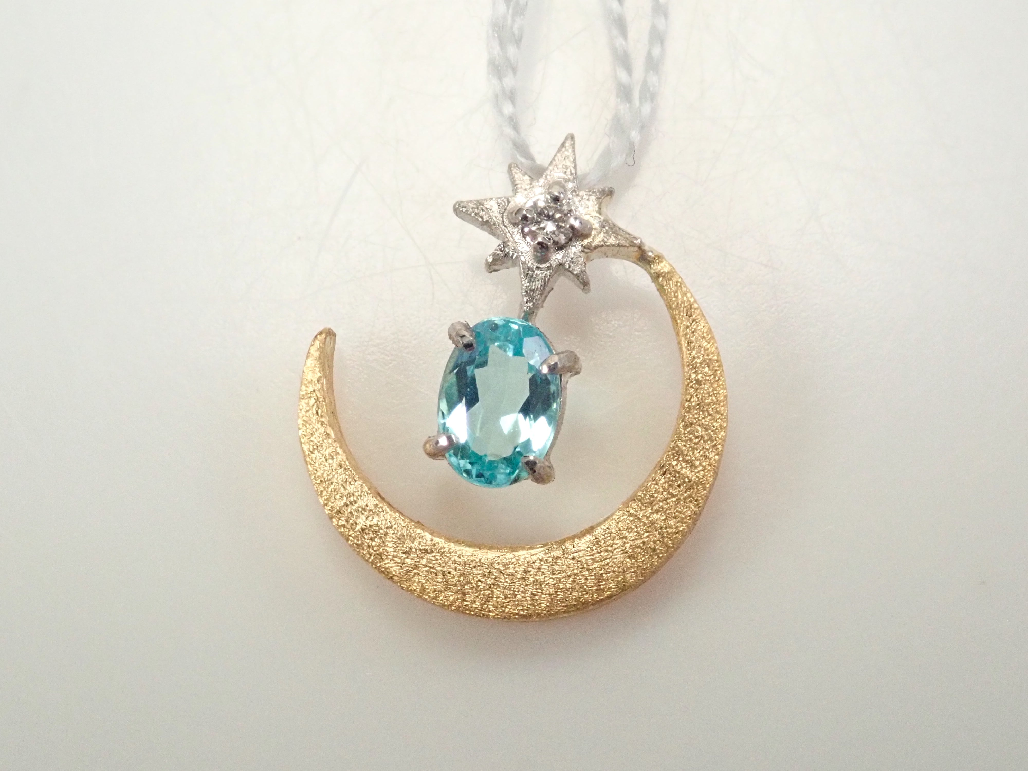 S*a様 K18天然パライバトルマリン　ダイヤ　ペンダントトップ S*a様 K18天然パライバトルマリン ダイヤ ペンダントトップ S*a様 K18