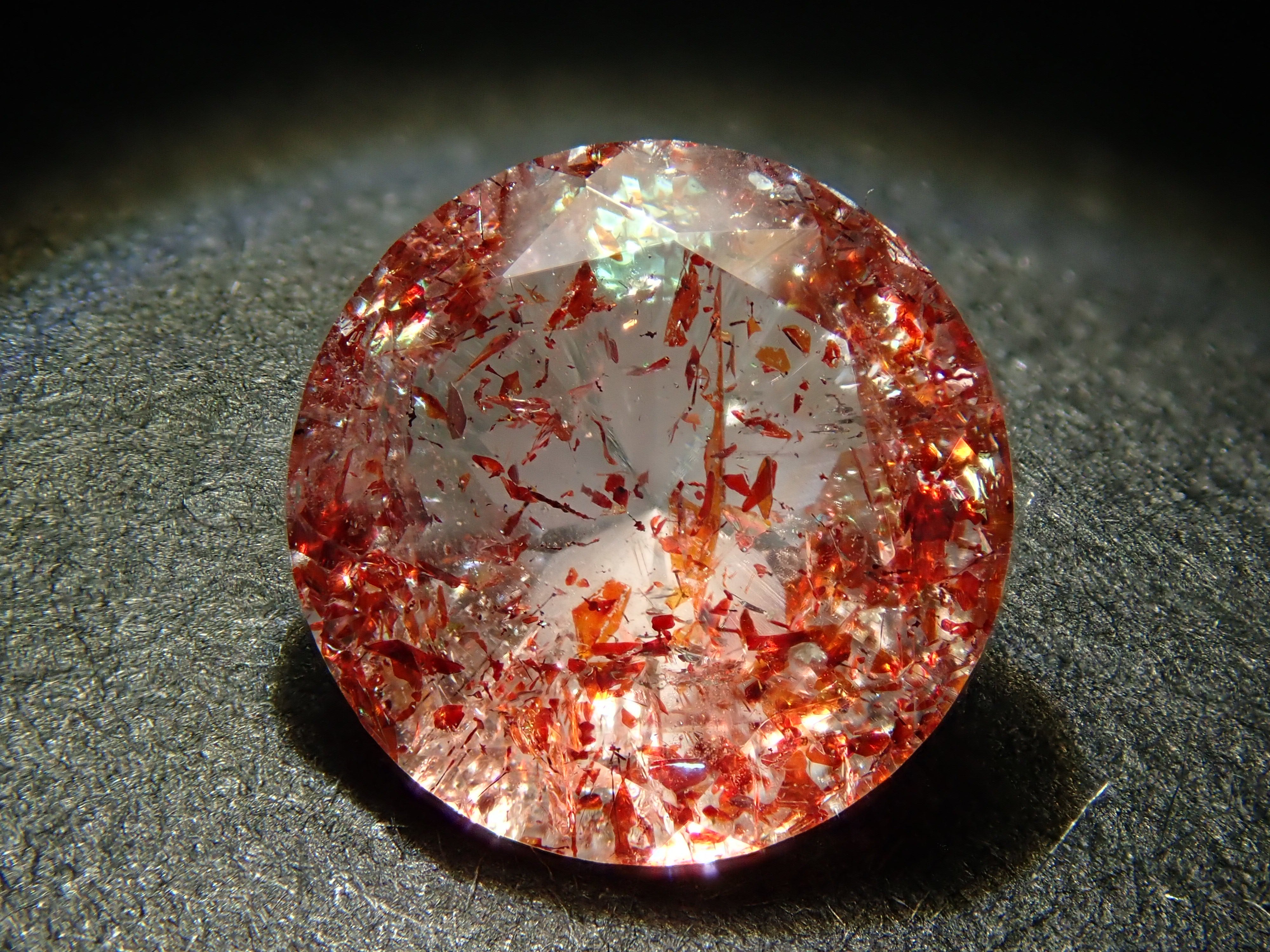 【1/25 22時販売】《限定12石》さくらインカット含むやレピドクロサイトインクォーツガチャ1石ルース《複数購入割引有》