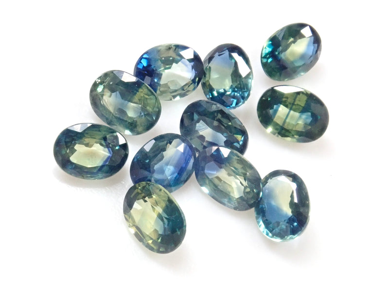 Bi-color sapphire from Tanzania 1 stone loose《Discount available for multiple purchases》