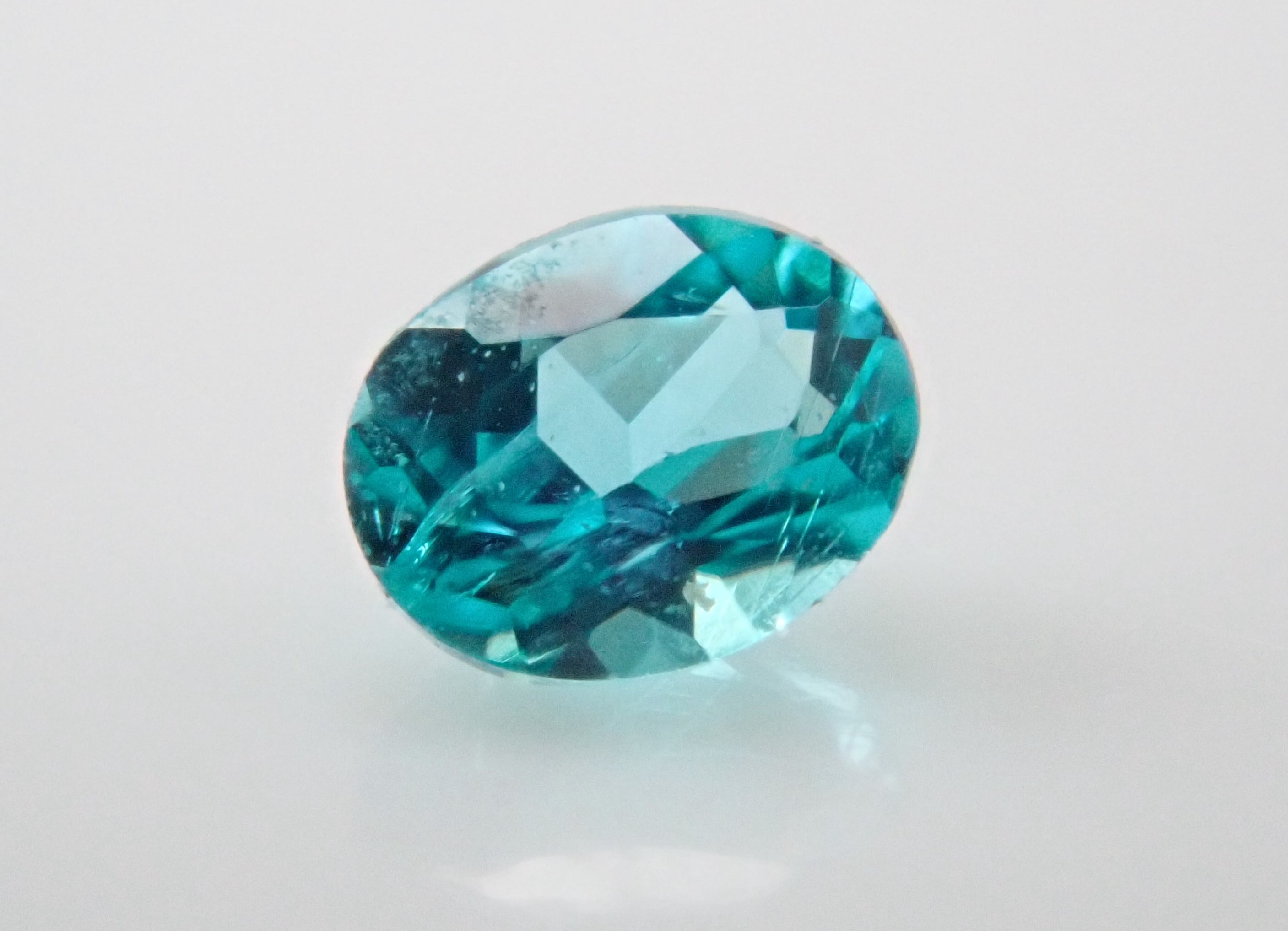 Paraiba tourmaline from Brazil 0.033ct loose (CuO:2.7%, MnO:2.6%)