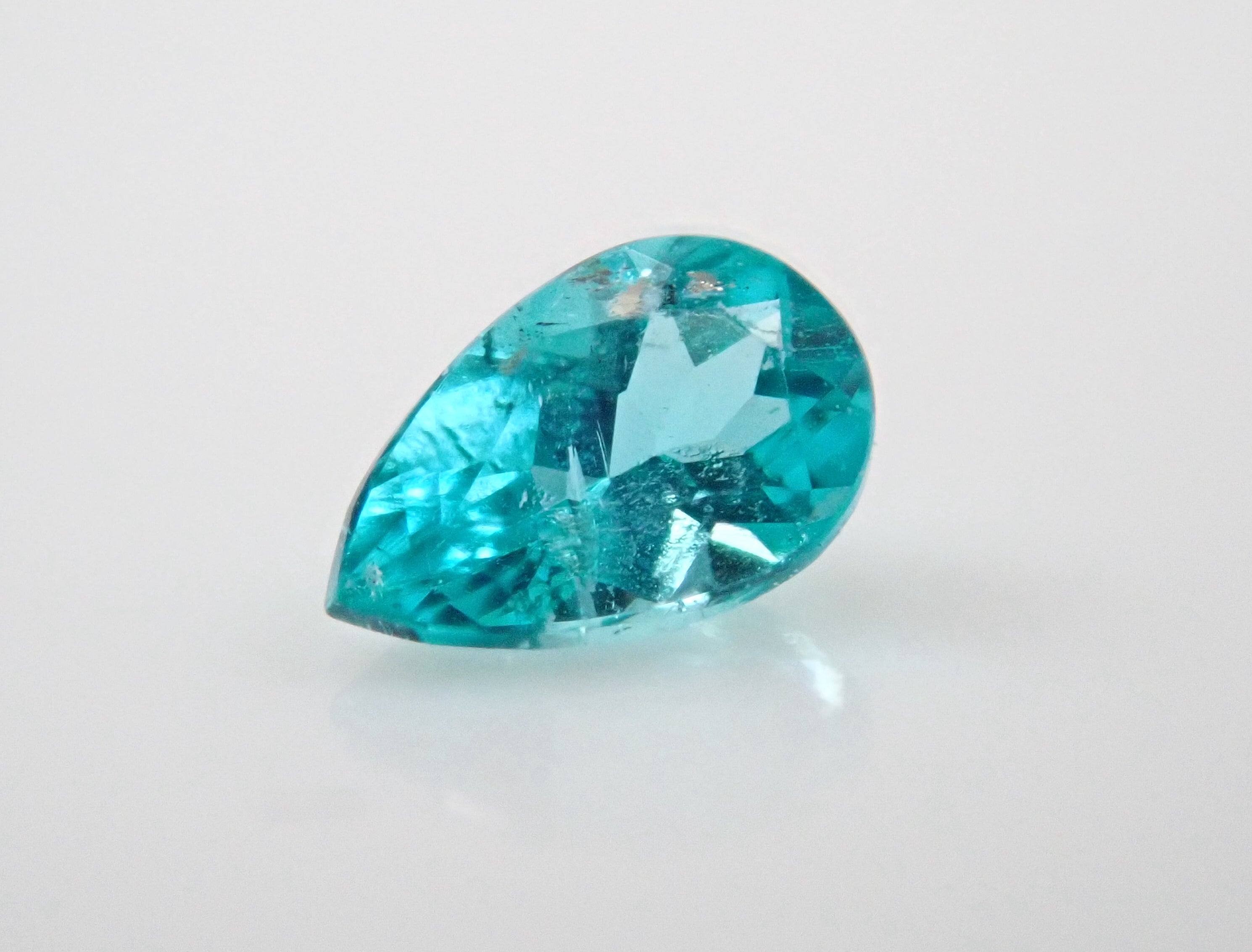 Paraiba tourmaline from Brazil 0.041ct loose (CuO:2.7%, MnO:2.6%)