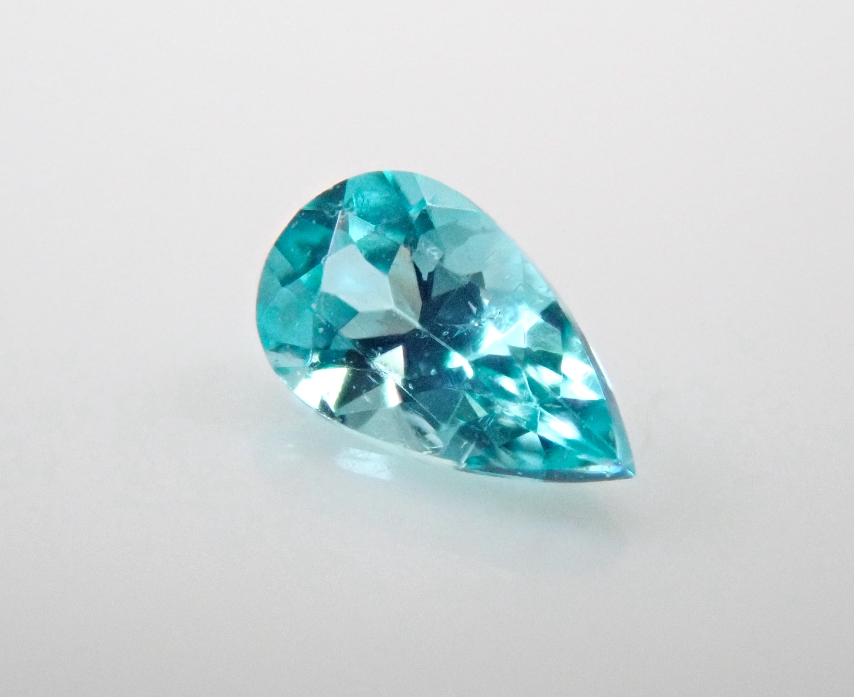 Paraiba tourmaline from Brazil 0.039ct loose (CuO:1.9%, MnO:1.4%)