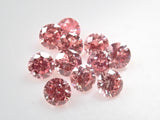 ラボグロウンピンクダイヤモンド（2mm,合成ピンクダイヤモンド,Fancy Vivid Pink程度）1石ルース 《複数購入割引有》