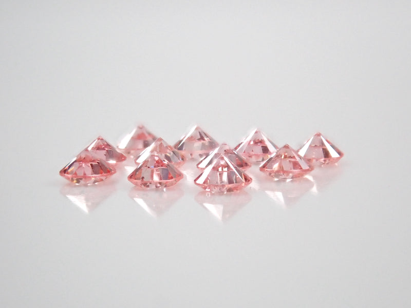 實驗室培育粉紅鑽（2毫米，合成粉紅鑽，約艷彩粉紅）1 顆裸鑽《可多買折扣》