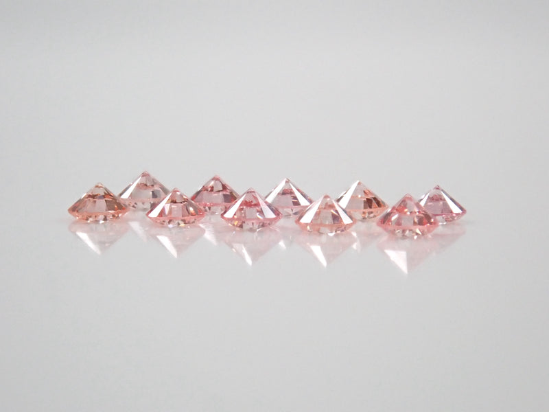 ラボグロウンピンクダイヤモンド（2mm,合成ピンクダイヤモンド,Fancy Intense Pink程度）1石ルース 《複数購入割引有》