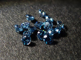 合成莫桑石1石散（藍色莫桑石，1.2mm）《多買有優惠》