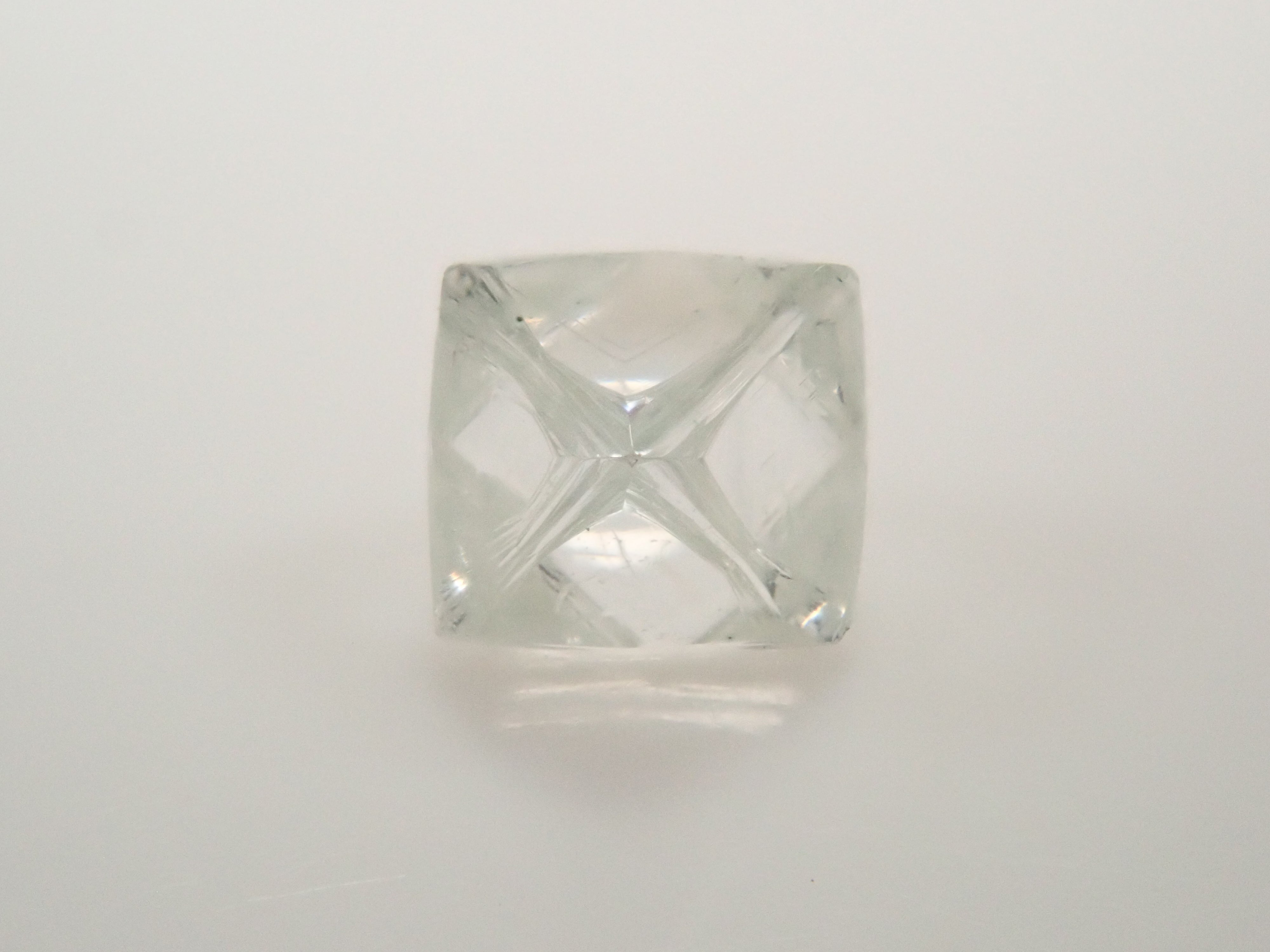[Lottery Sale 0123_10] Canadian Green Diamond Rough (Sawable) 0.338ct Rough (with Trigon)