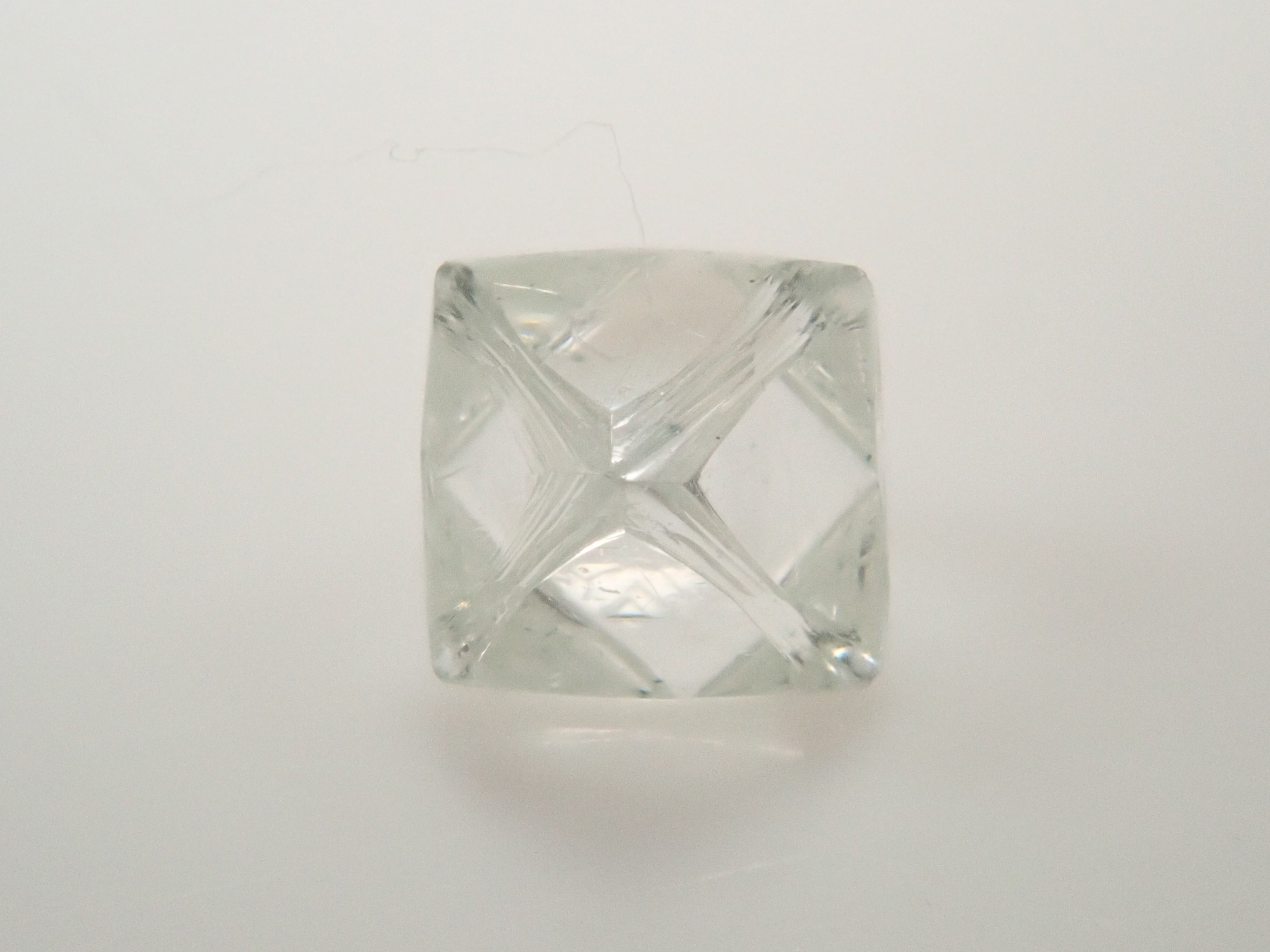 [Lottery Sale 0123_10] Canadian Green Diamond Rough (Sawable) 0.338ct Rough (with Trigon)