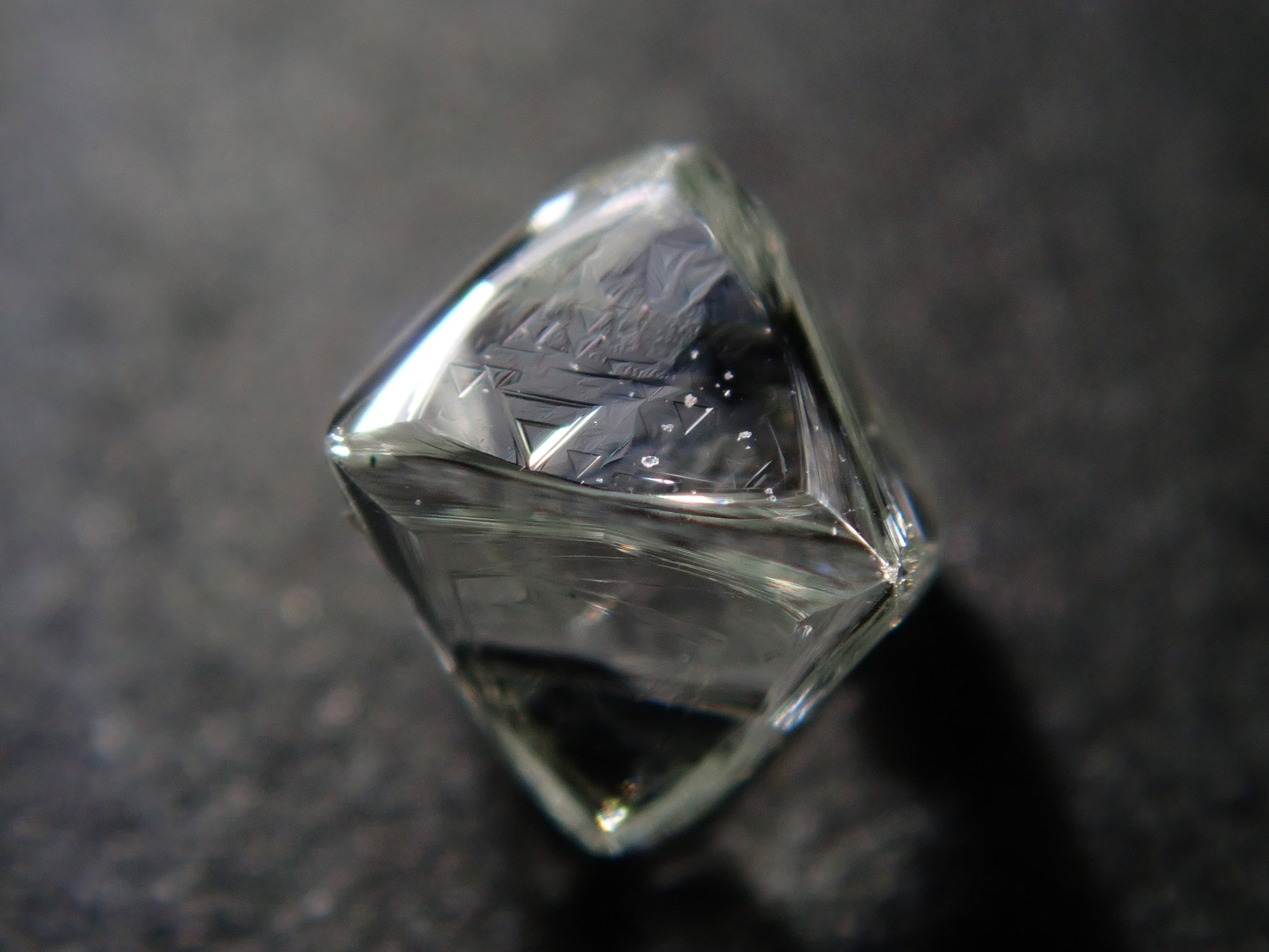 [Lottery Sale 0123_10] Canadian Green Diamond Rough (Sawable) 0.338ct Rough (with Trigon)