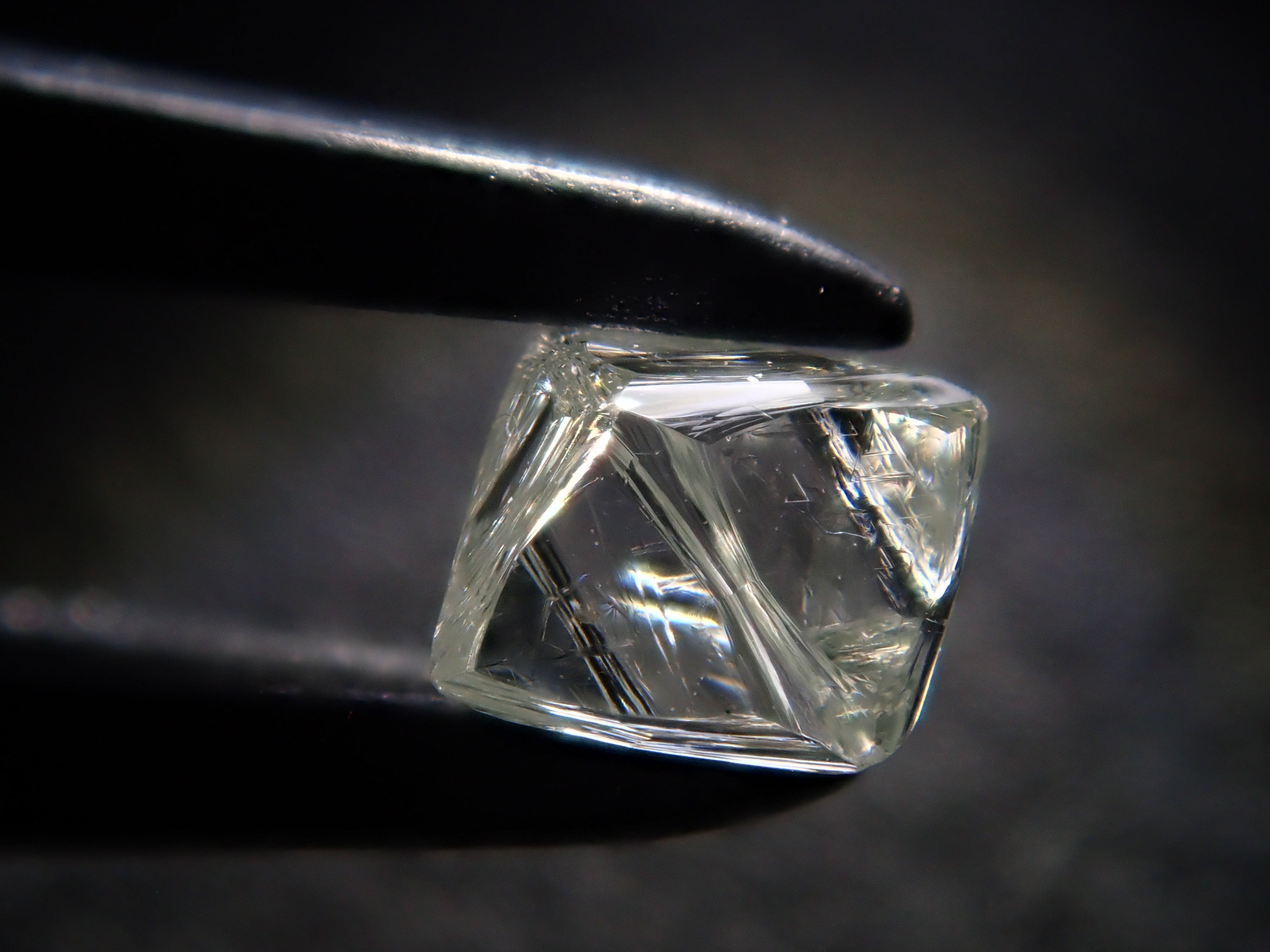 [Lottery Sale 0123_10] Canadian Green Diamond Rough (Sawable) 0.338ct Rough (with Trigon)