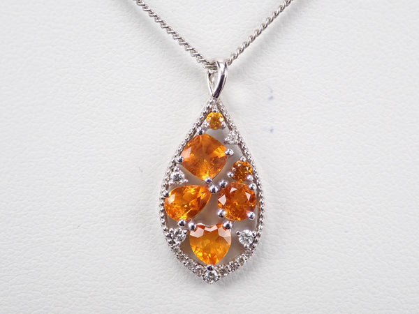 K18 ダイアモンド　ルビーガラスドームペンダントのみ 22r91-3-1.jpg