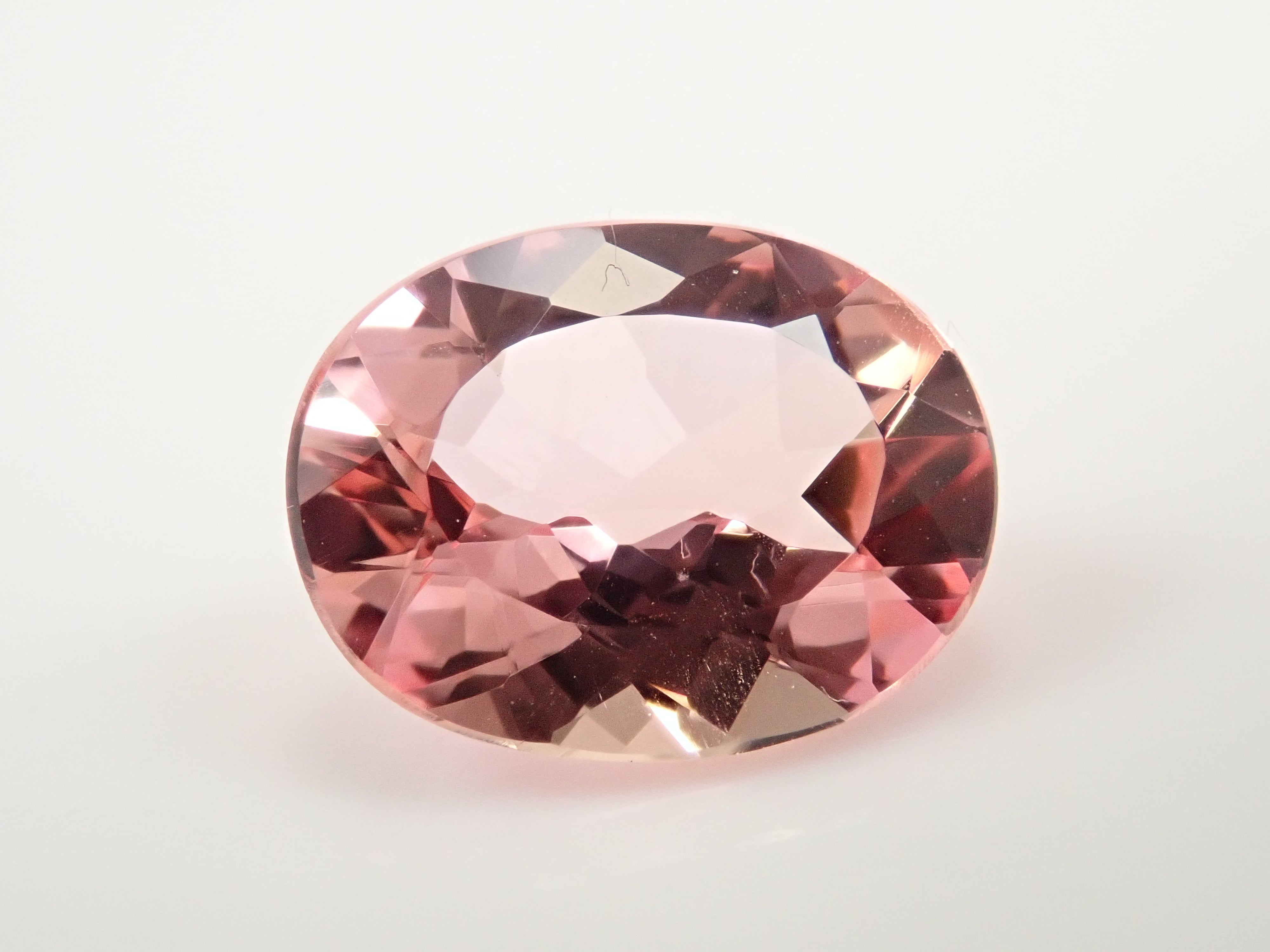 巴西未經加熱處理的粉紅帝王托帕石（雪莉粉）2.221克拉裸石