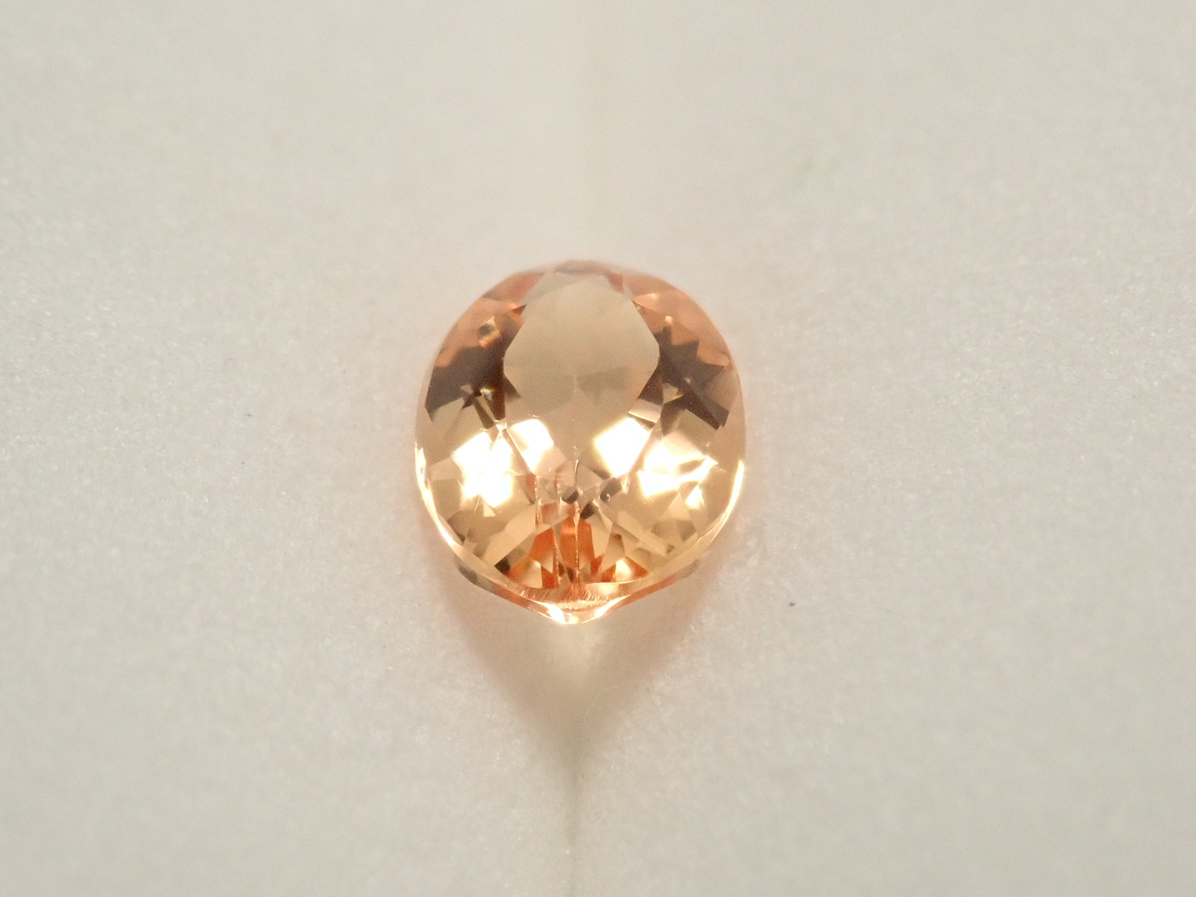 【1/25 22時販売】ブラジル産インペリアルトパーズ 0.939ctルース 鑑別書