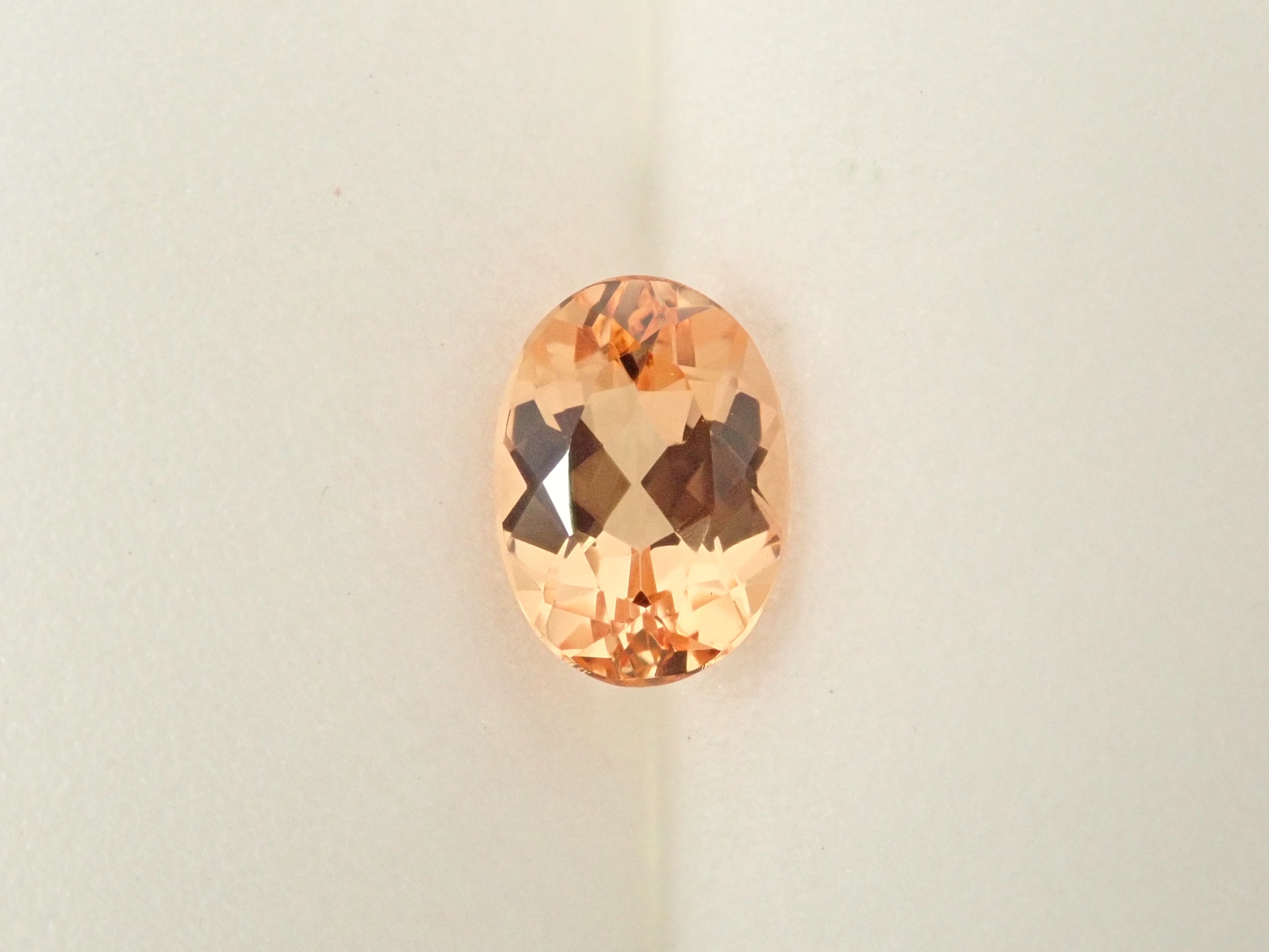 【1/25 22時販売】ブラジル産インペリアルトパーズ 0.939ctルース 鑑別書