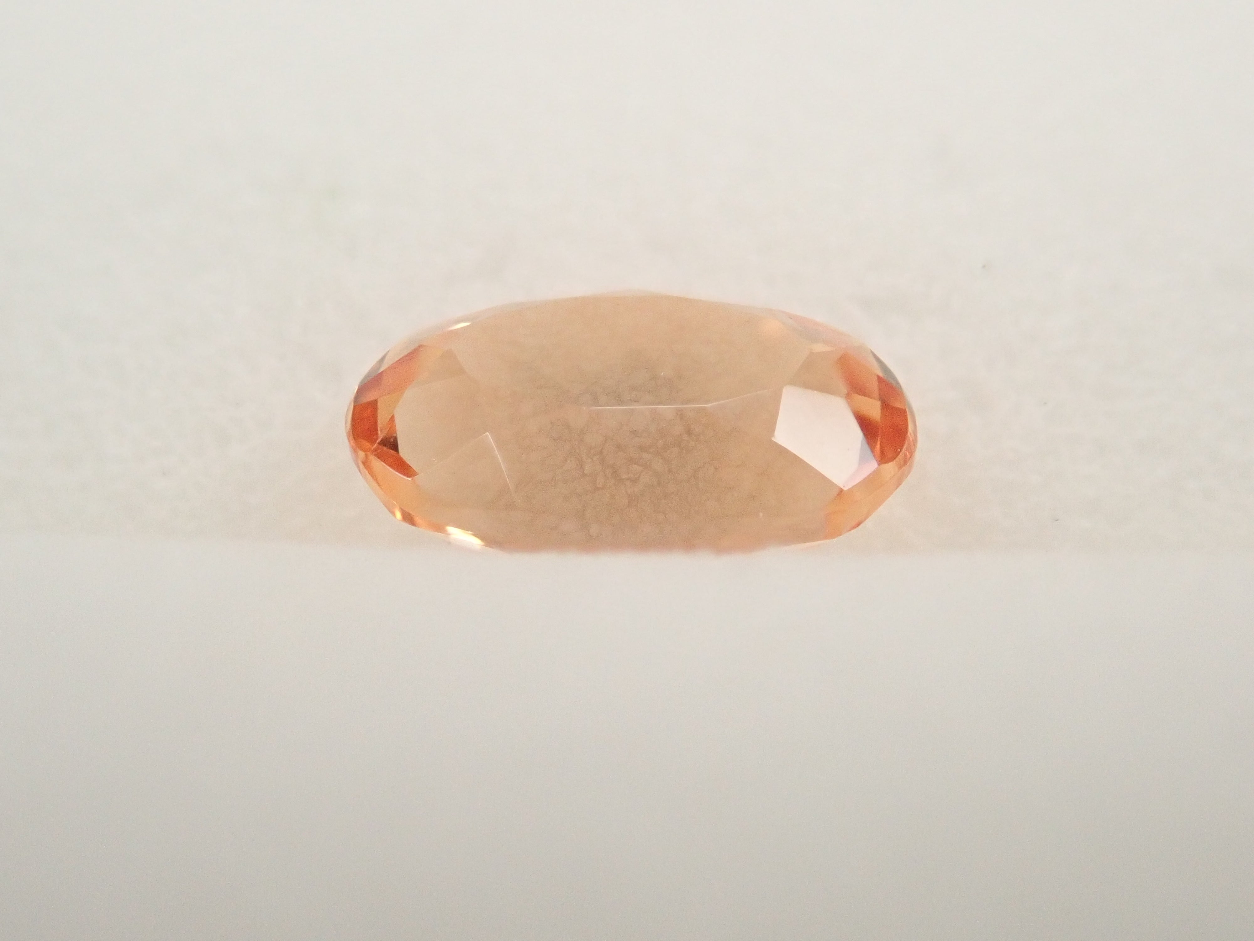 【1/25 22時販売】ブラジル産インペリアルトパーズ 0.939ctルース 鑑別書