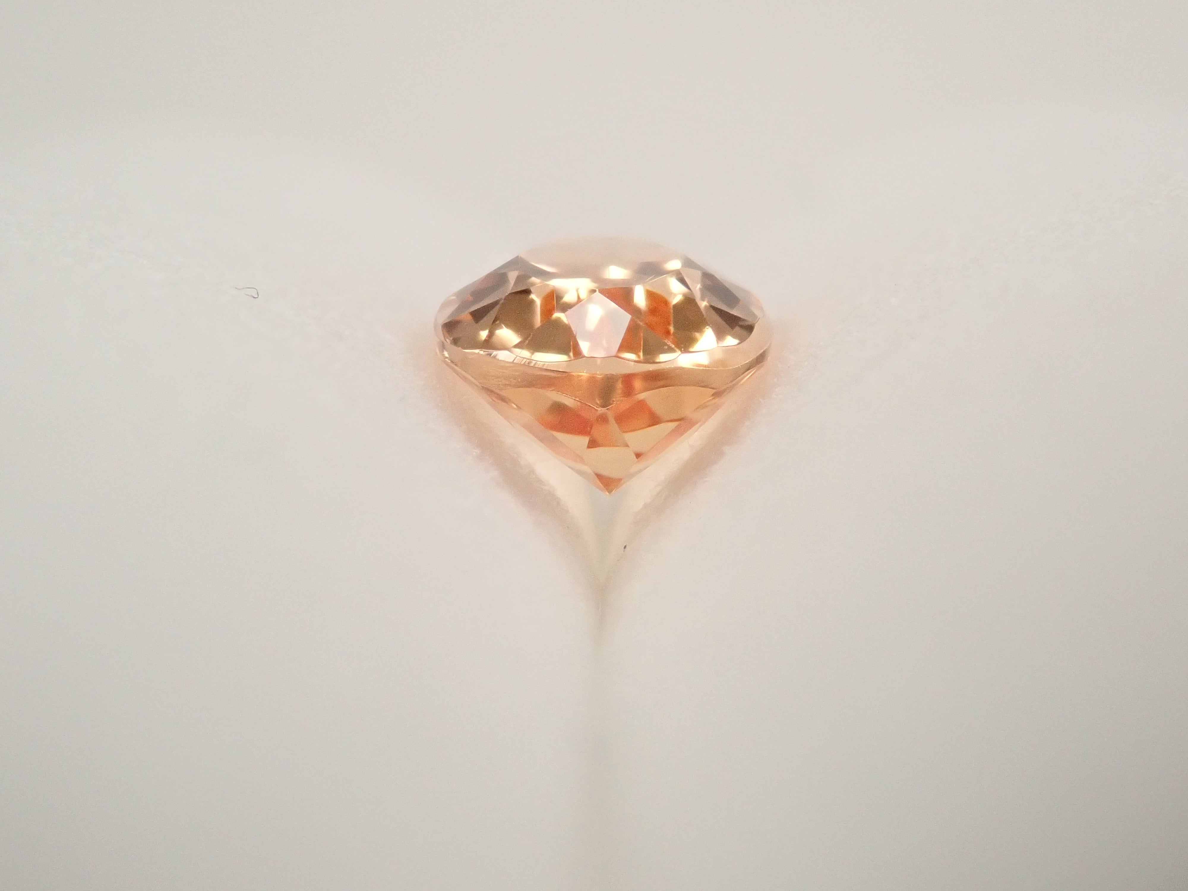 【1/25 22時販売】ブラジル産インペリアルトパーズ 0.939ctルース 鑑別書