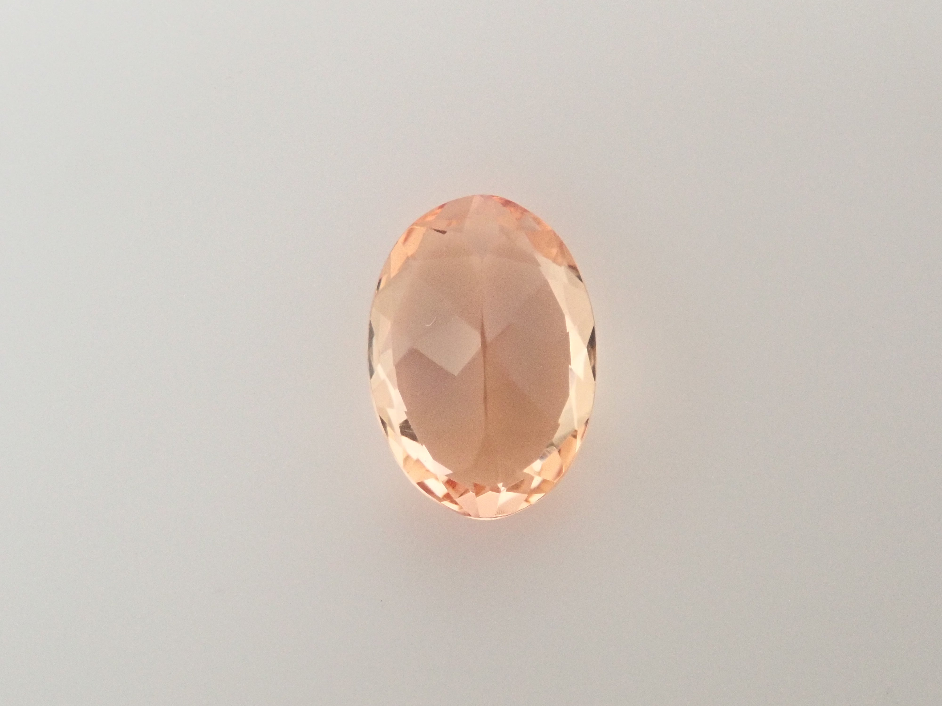 【1/25 22時販売】ブラジル産インペリアルトパーズ 0.901ctルース 鑑別書