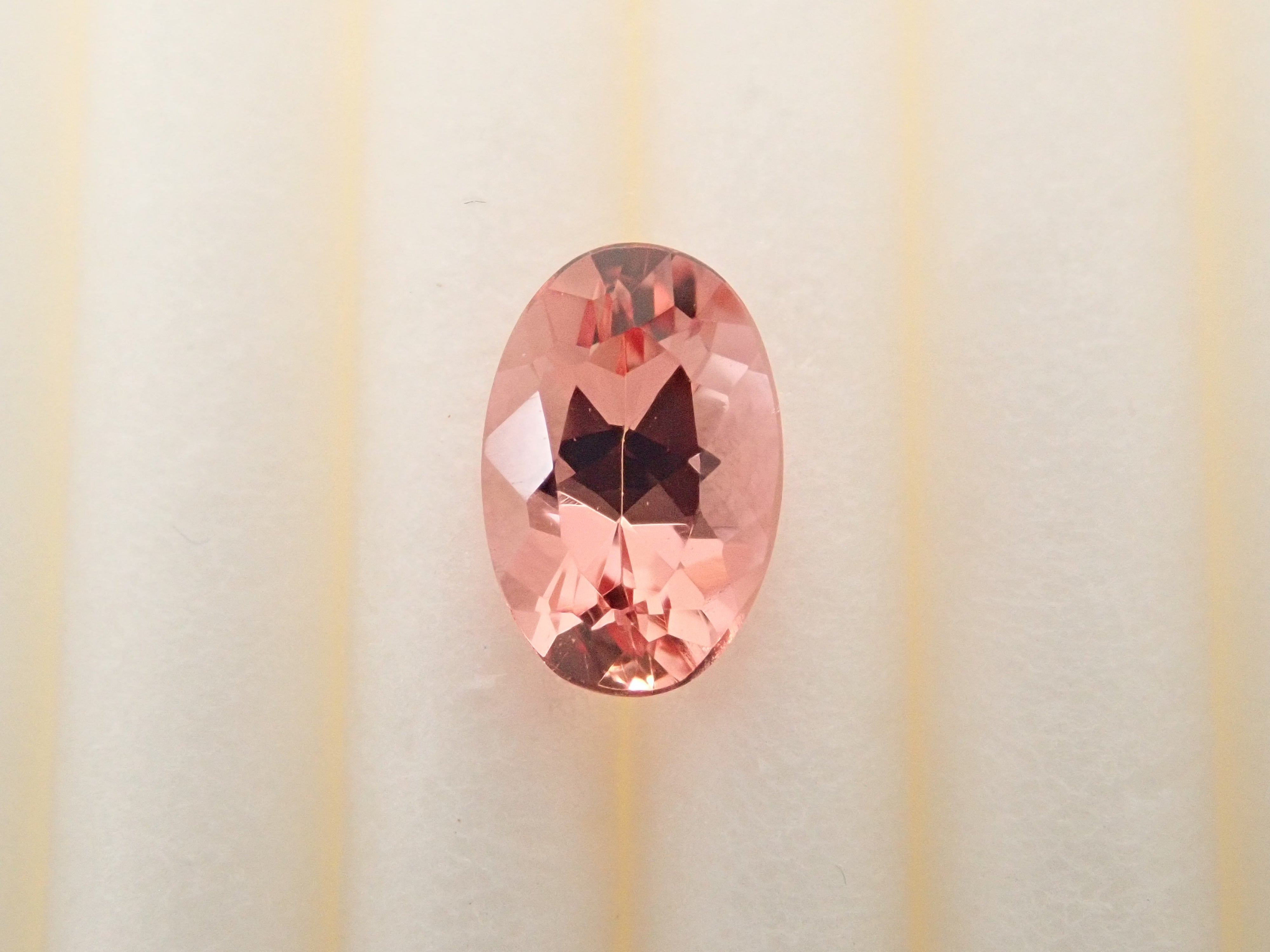 巴西未經加熱的粉紅帝王托帕石（雪莉粉）0.594克拉裸石