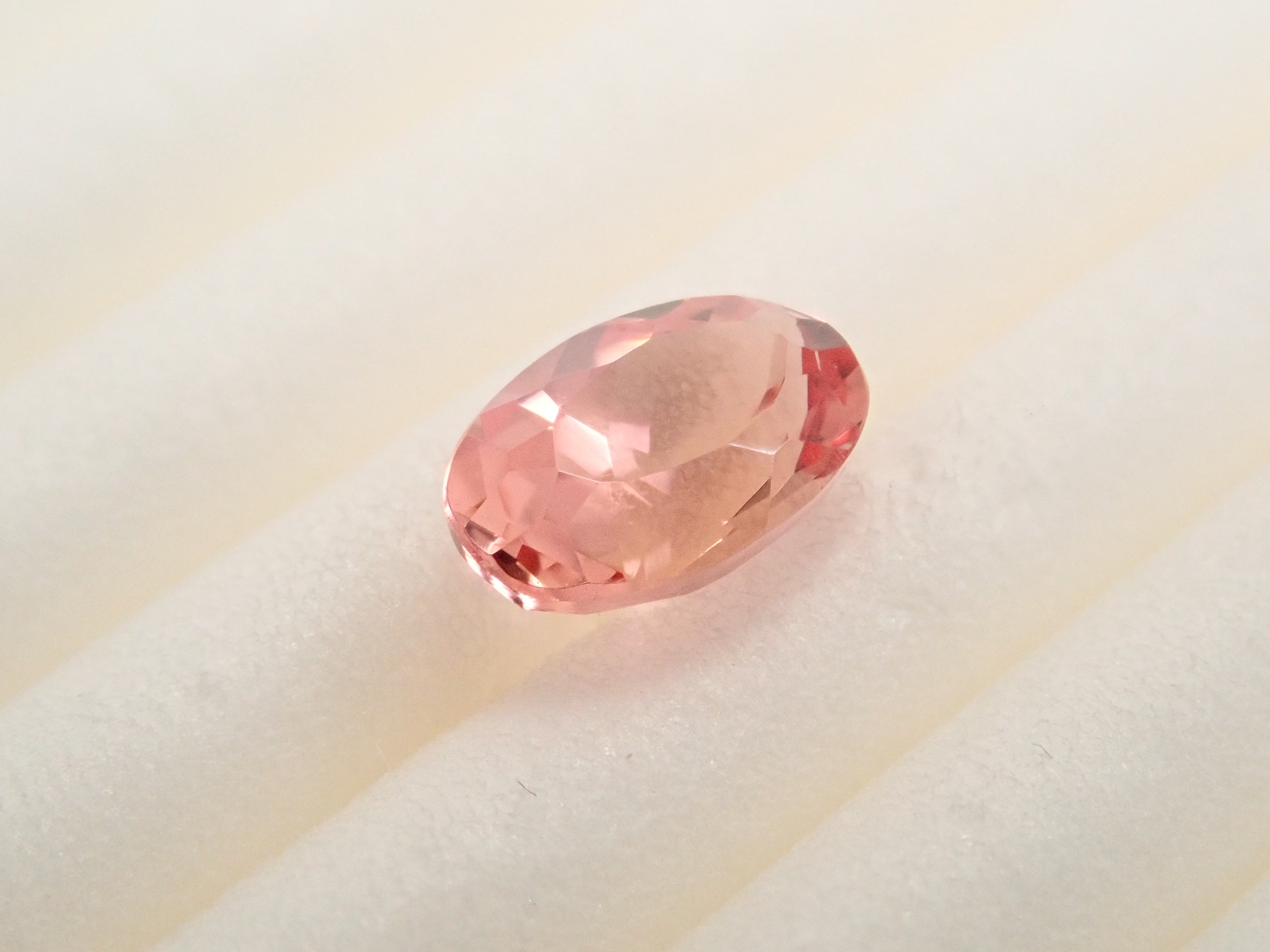 巴西未經加熱的粉紅帝王托帕石（雪莉粉）0.594克拉裸石
