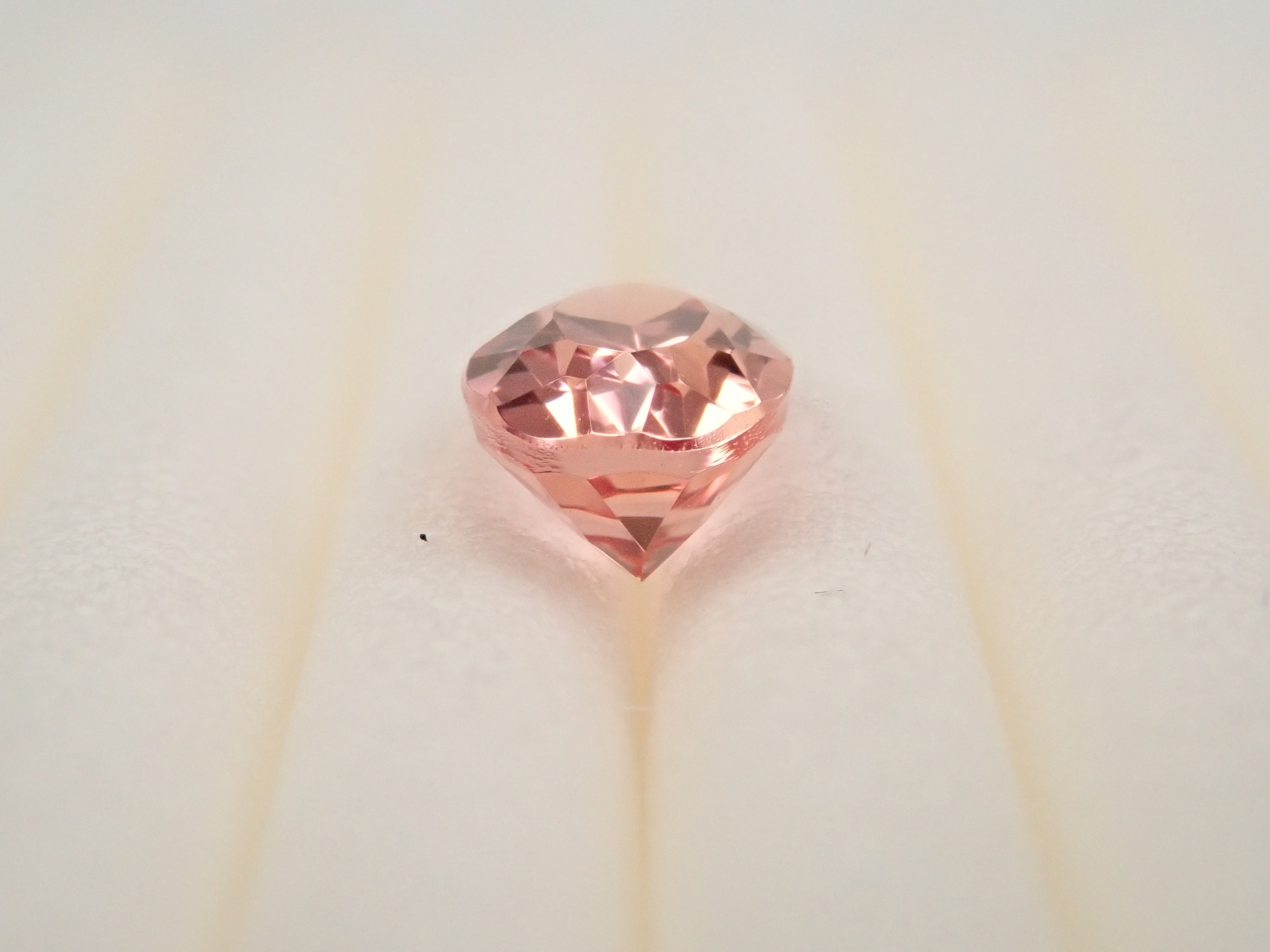 巴西未經加熱的粉紅帝王托帕石（雪莉粉）0.594克拉裸石